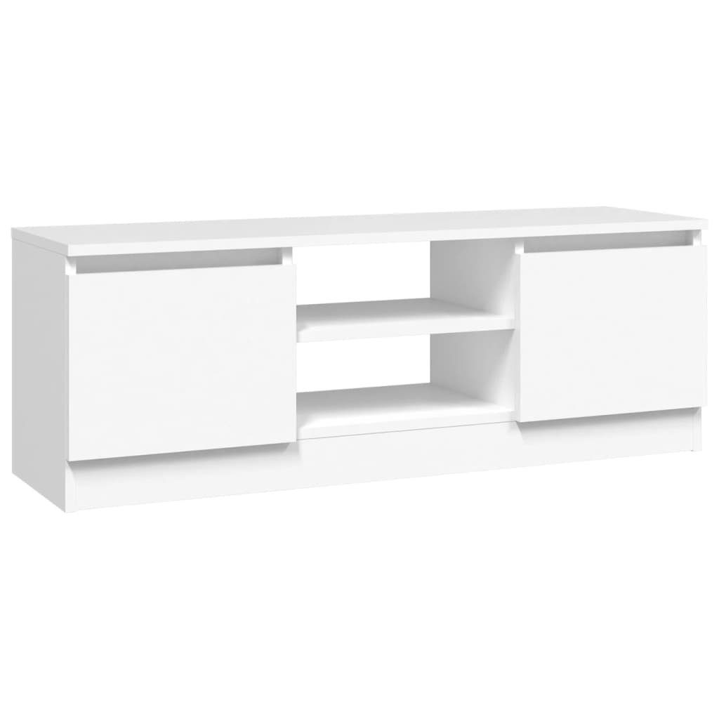 furnicato TV-Schrank mit Tür Weiß 102x30x36 günstig online kaufen