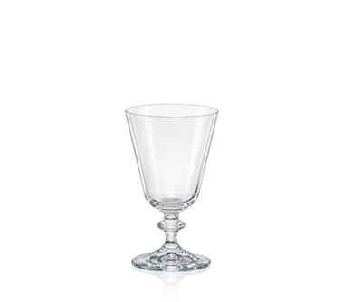 Crystalex Weißweinglas Weißweingläser Bella Kristallglas 230 ml 6er Set, Kristallglas, Kristallglas Bohemia