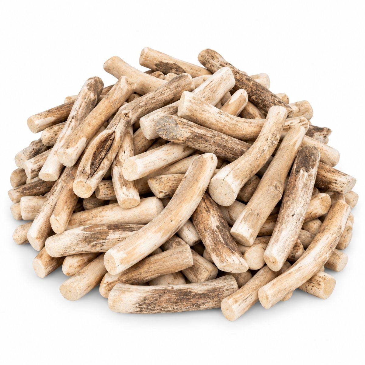 NaDeco Bastelnaturmaterial Treibholz getrommelt, Natur, 12-15 cm, 1 kg Schwemmholz Bodenvase