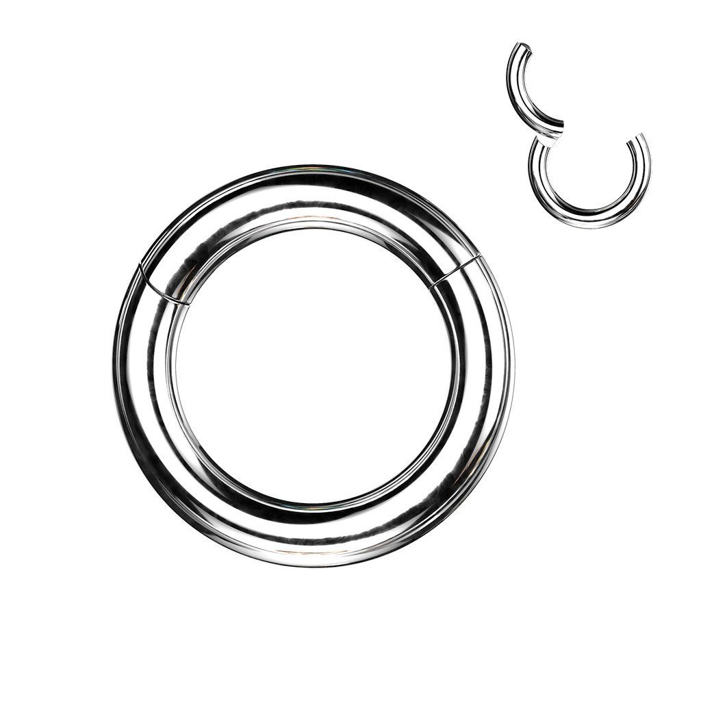 Taffstyle Nasenpiercing Septum Piercing Segment Intim Ring extra dick Chirurgenstahl (Universal Piercing Ring Cartilage Tragus Helix Daith Brust Lippenpiercing), Massiver Universal Clicker Ring