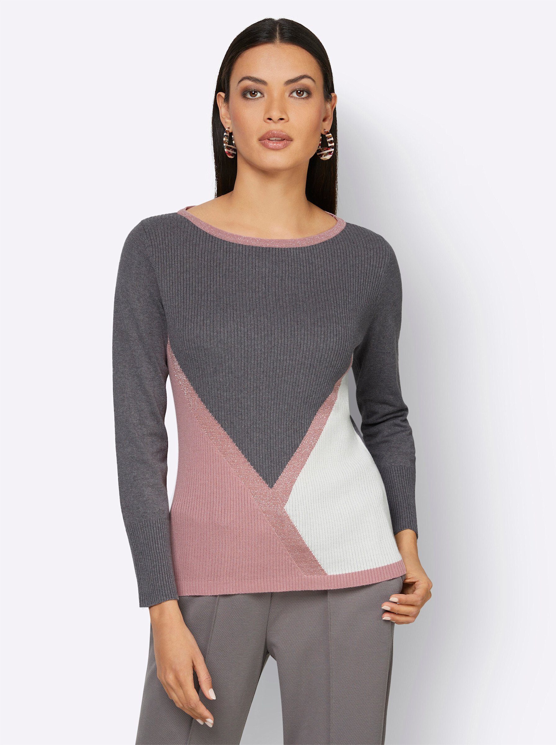 Strickpullover Langarm-Pullover