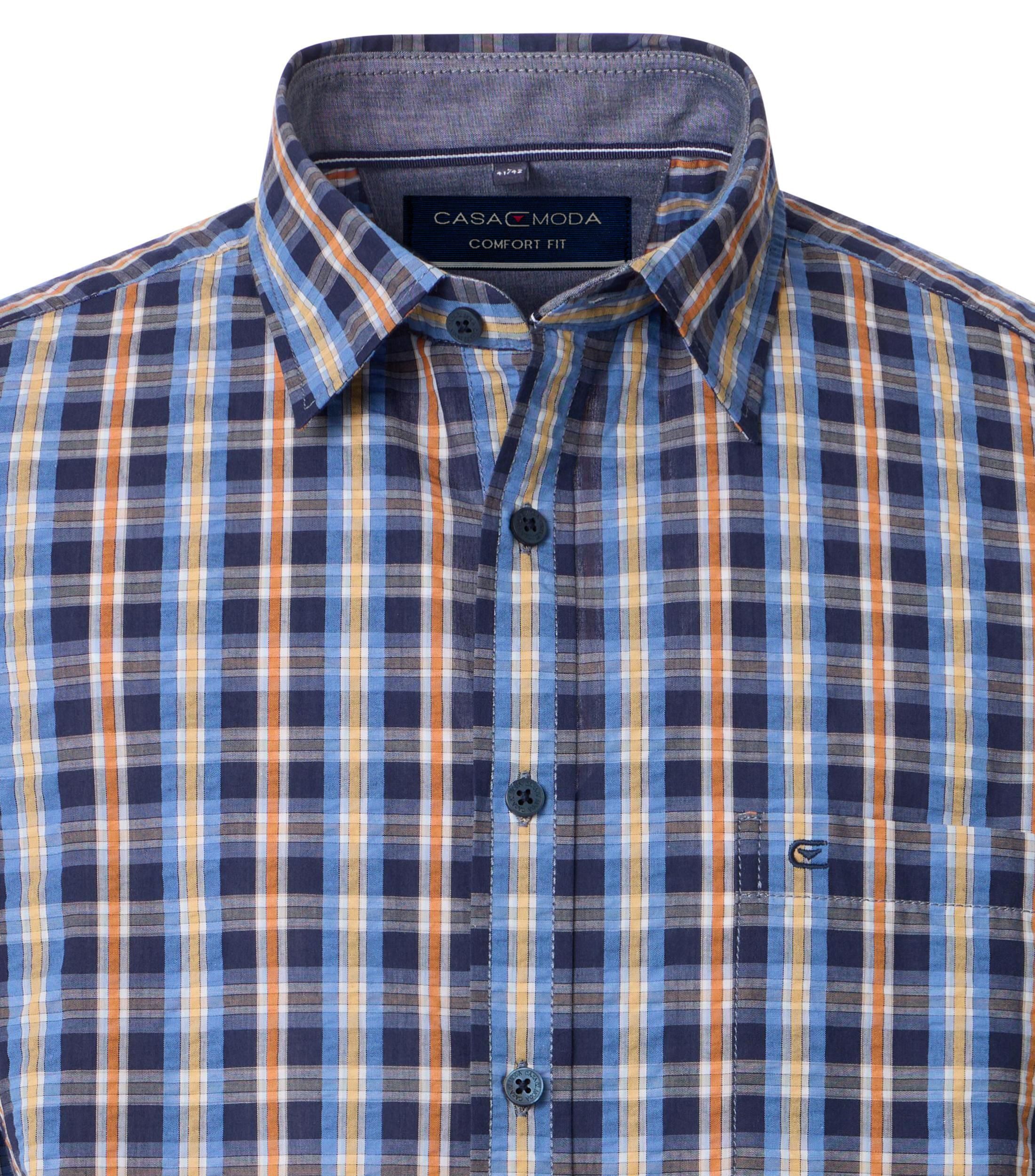 CASAMODA Kurzarmhemd CASAMODA Freizeithemd Kurzarm kariert