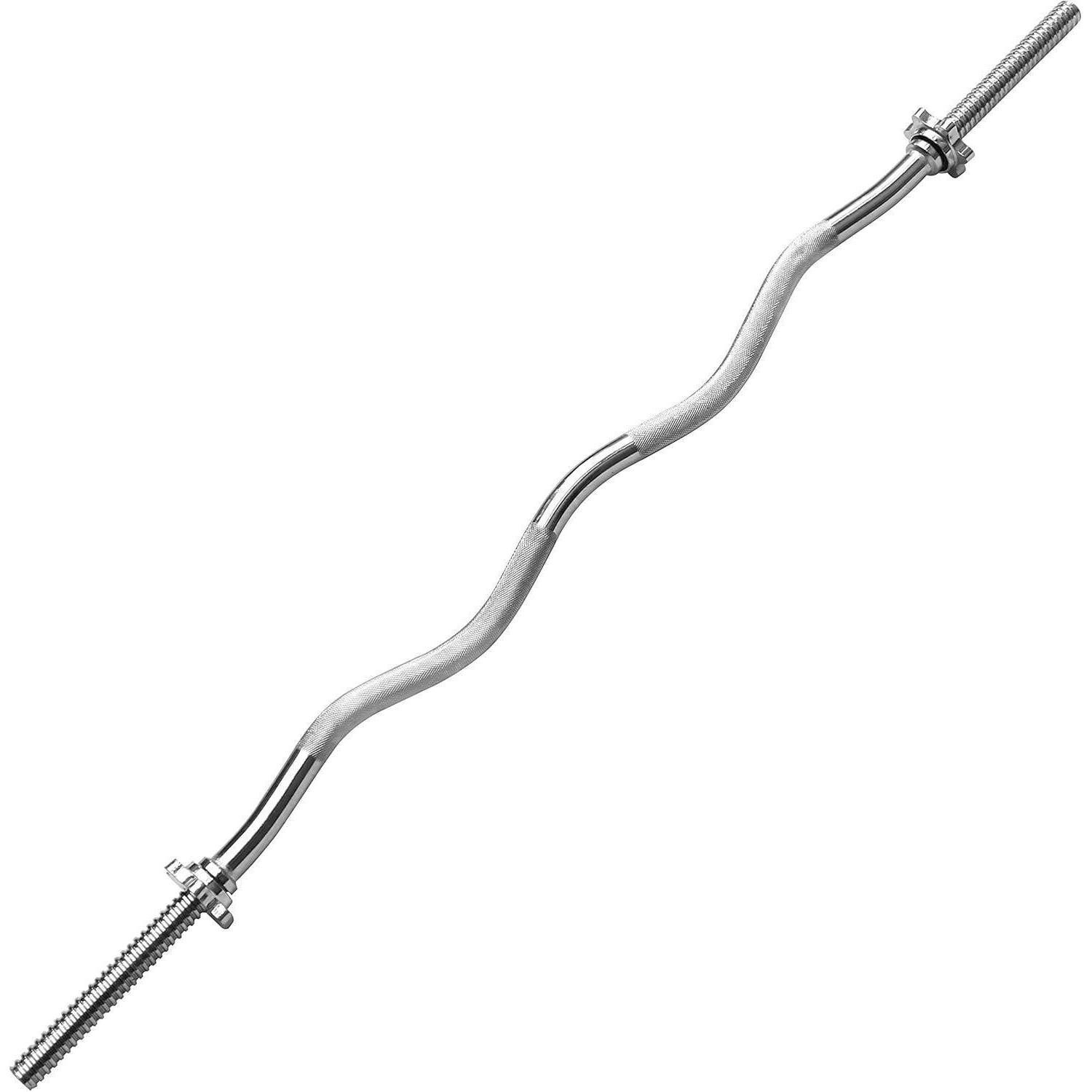 PROIRON SZ-Curlstange SZ Curlstange 120cm verchromt gerändelt Sternverschlüsse 25mm