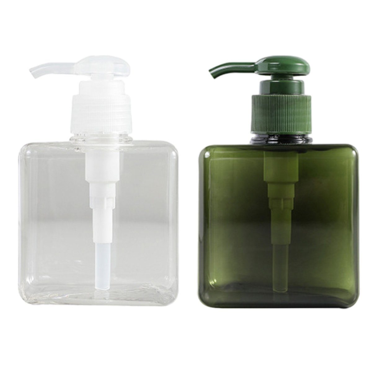 Jormftte Seifenspender Seifenspender Kunststoff, Plastik,für Transparent1 Pumpspender Shampoo,Dusche