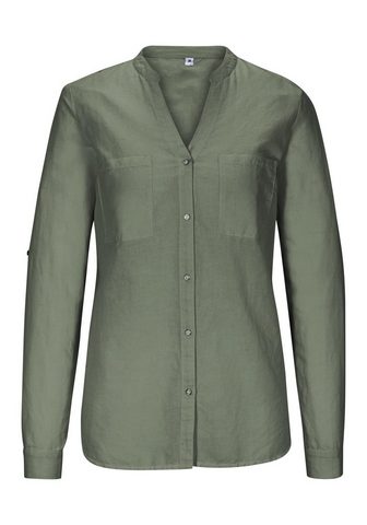 CASUAL блуза с лен с лен с лен
