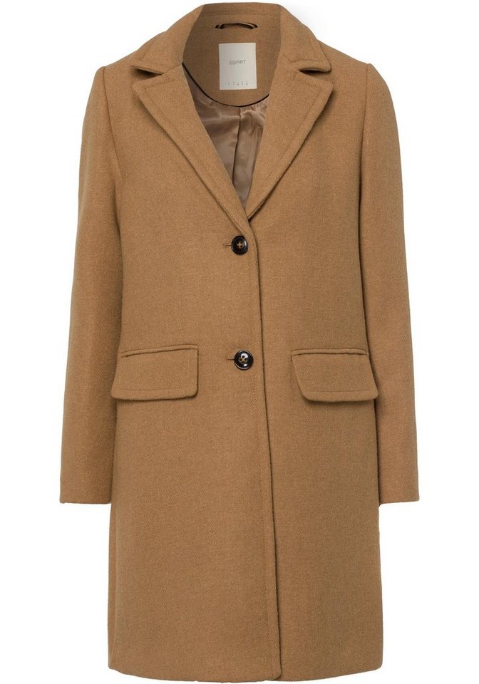 Esprit Wollmantel mit klassischem Reverskragen | OTTO