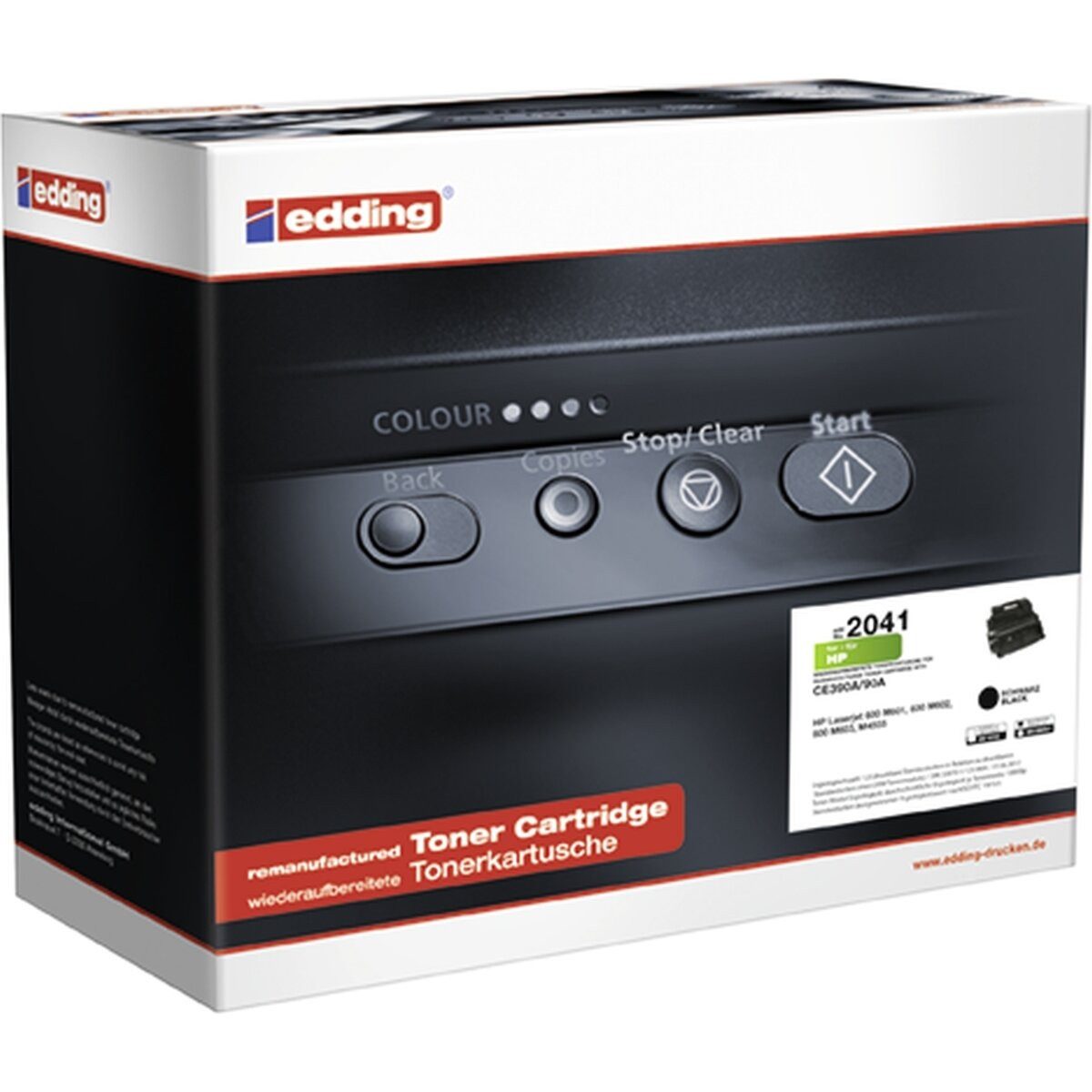 edding Tonerpatrone Toner kompatibel mit HP CE390A black