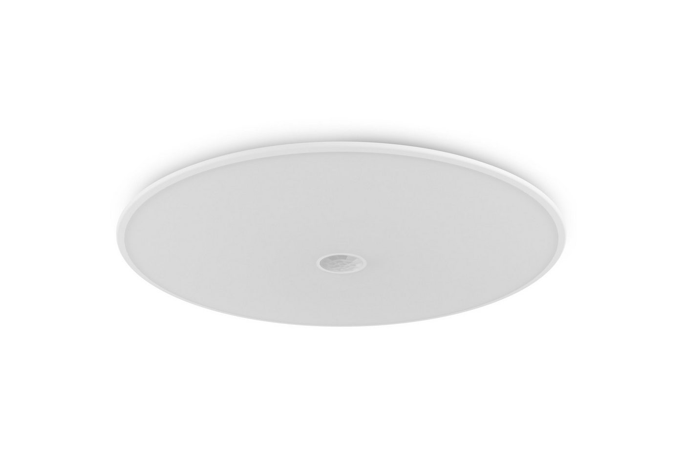 Oktaplex lighting LED Deckenleuchte Orta Deckenampe mit Bewegungsmelder 360 Grad, Bewegungsmelder, inklusive Leuchtmittel, warmweiß, 3000K Leuchte 26cm 1150lm weiß