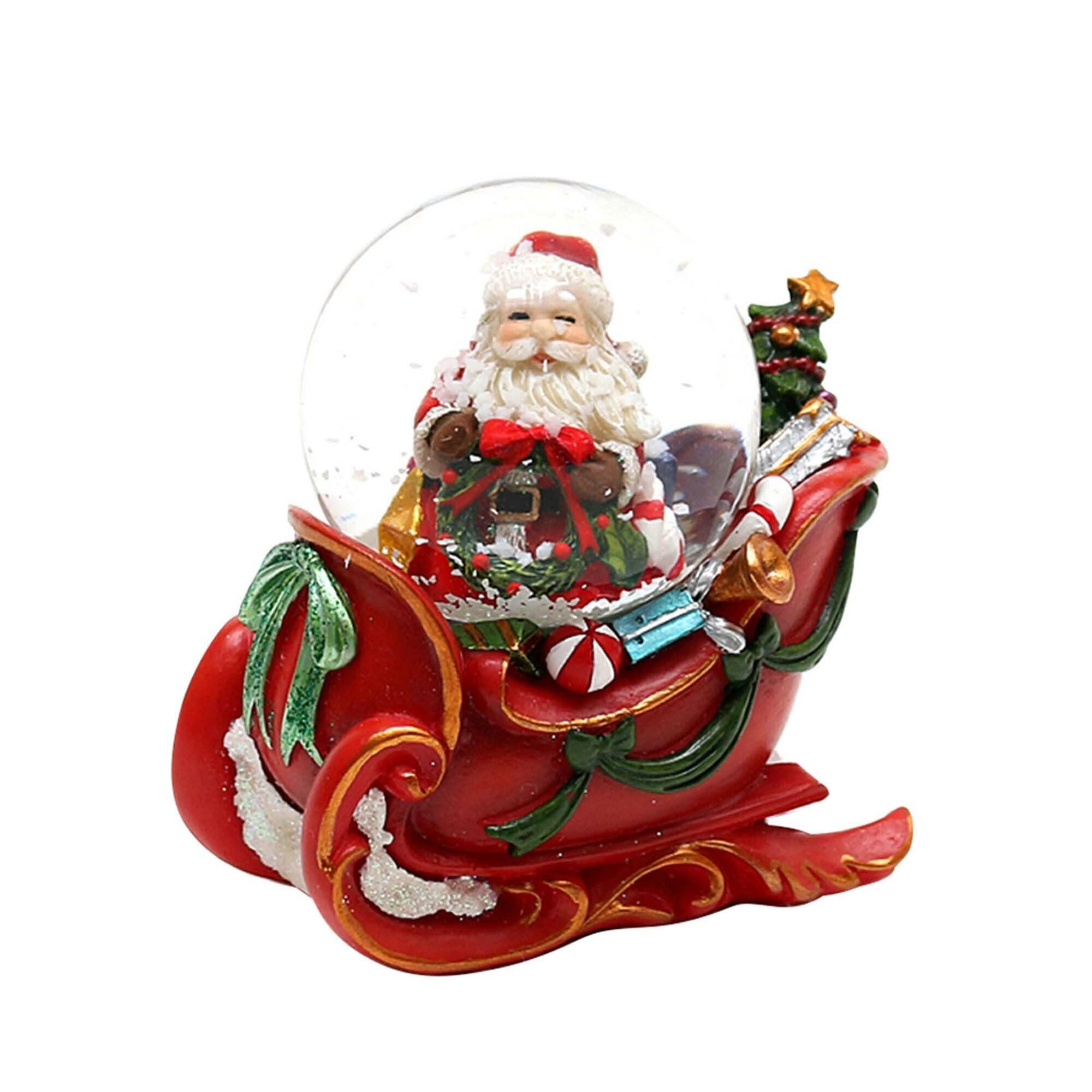 SIGRO Schneekugel »Santa mit Schlitten«, Christmas Weihnachtsdeko