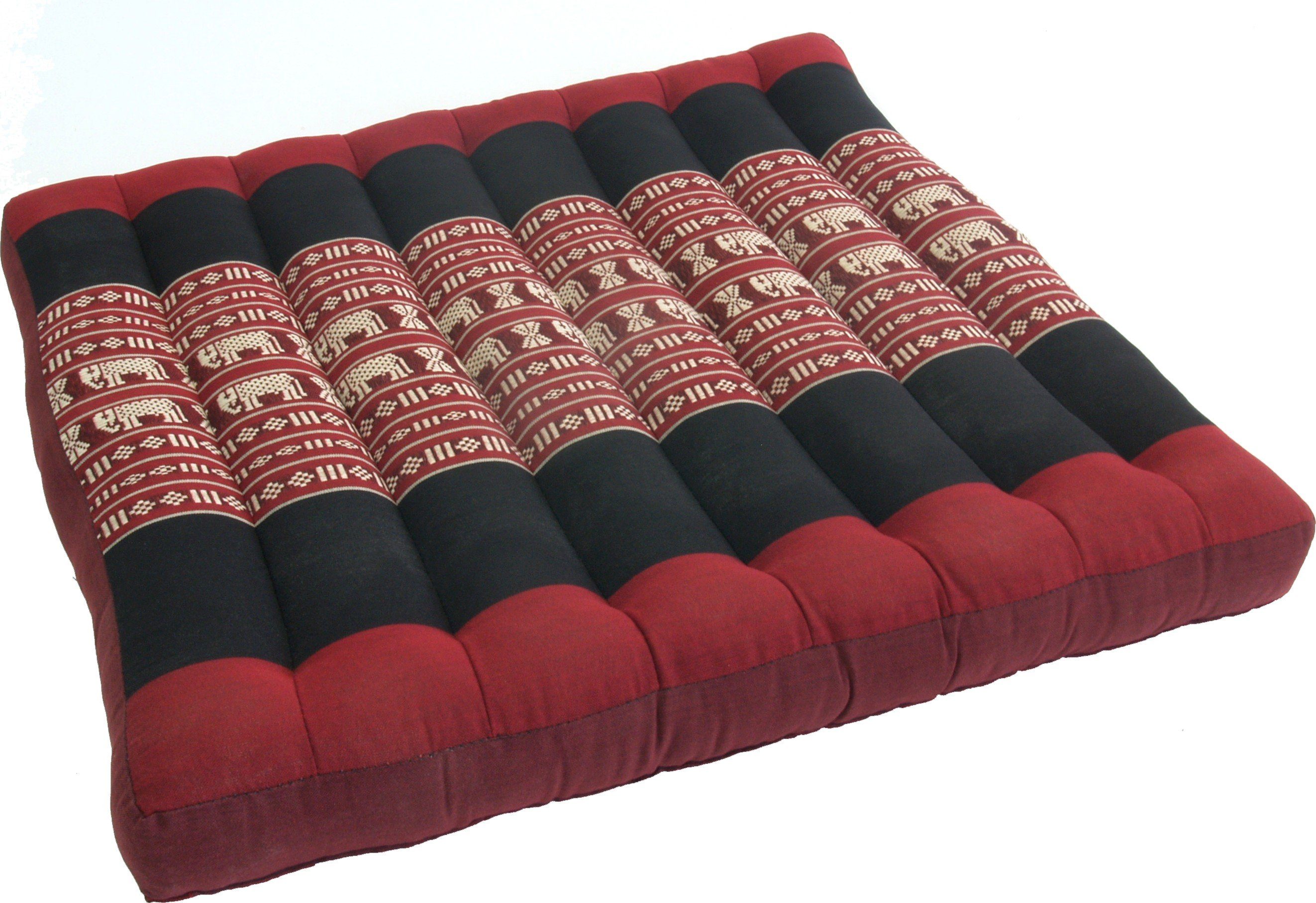 Guru-Shop Sitzkissen Sitzkissen, Bodenkissen, Bodenmatte Thai, aus..