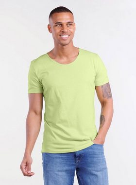 Key Largo T-Shirt Freeze vintage Look uni Basic MT00500 Rundhalsauschnitt unifarben kurzarm slim fit