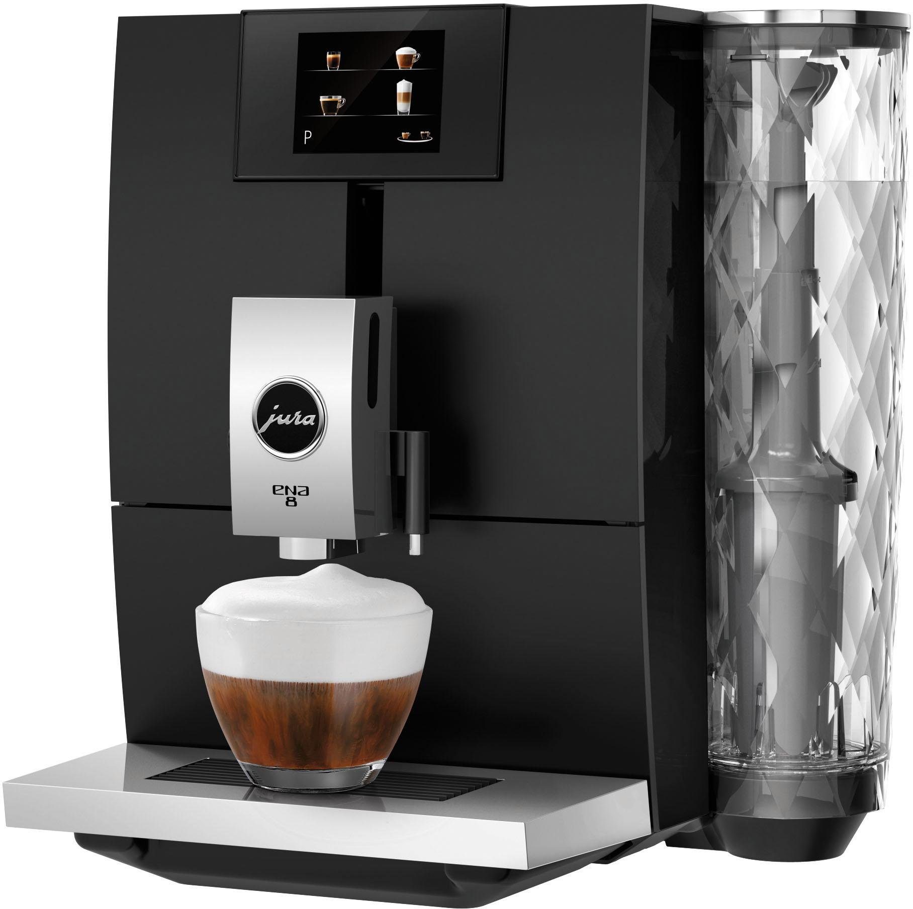 JURA Kaffeevollautomat ENA 8, Einfach TFTTouchscreenFarbdisplay mit