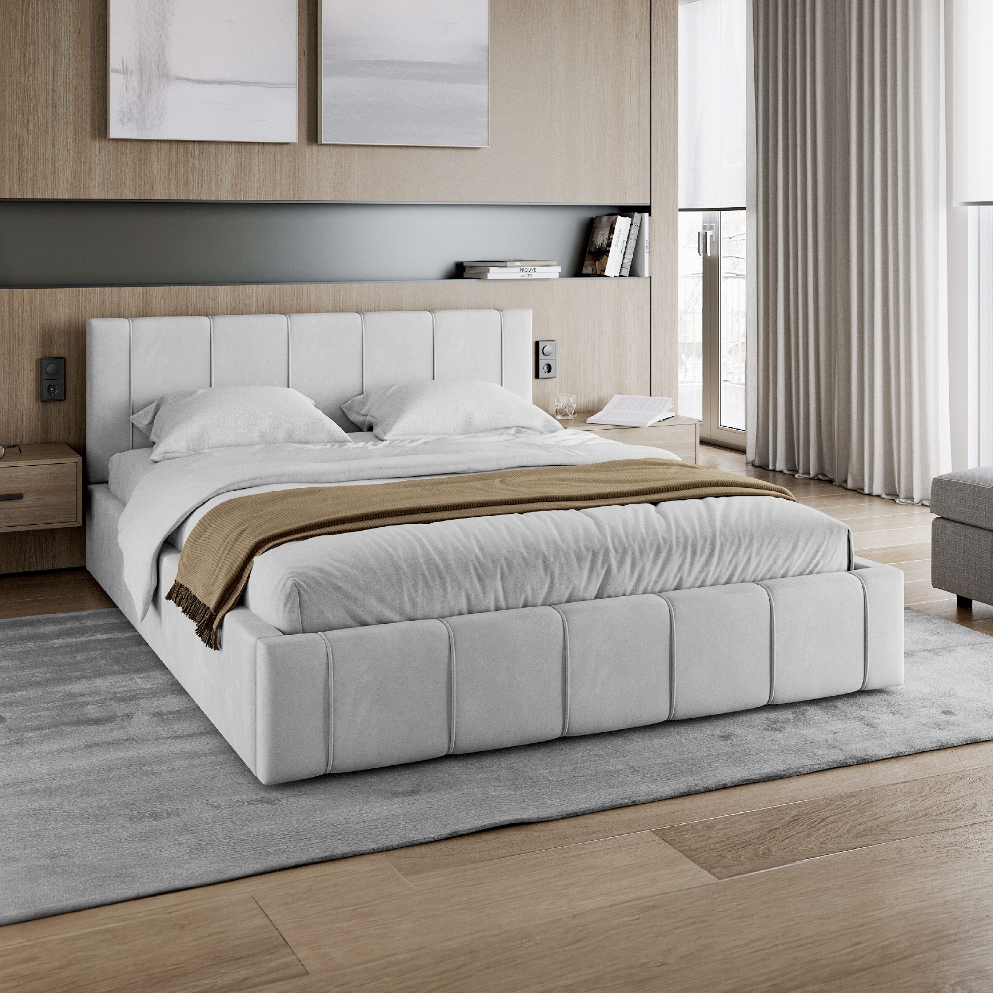 FDM Polsterbett FLORIDA Paris Bettgestell 90x200, günstig online kaufen
