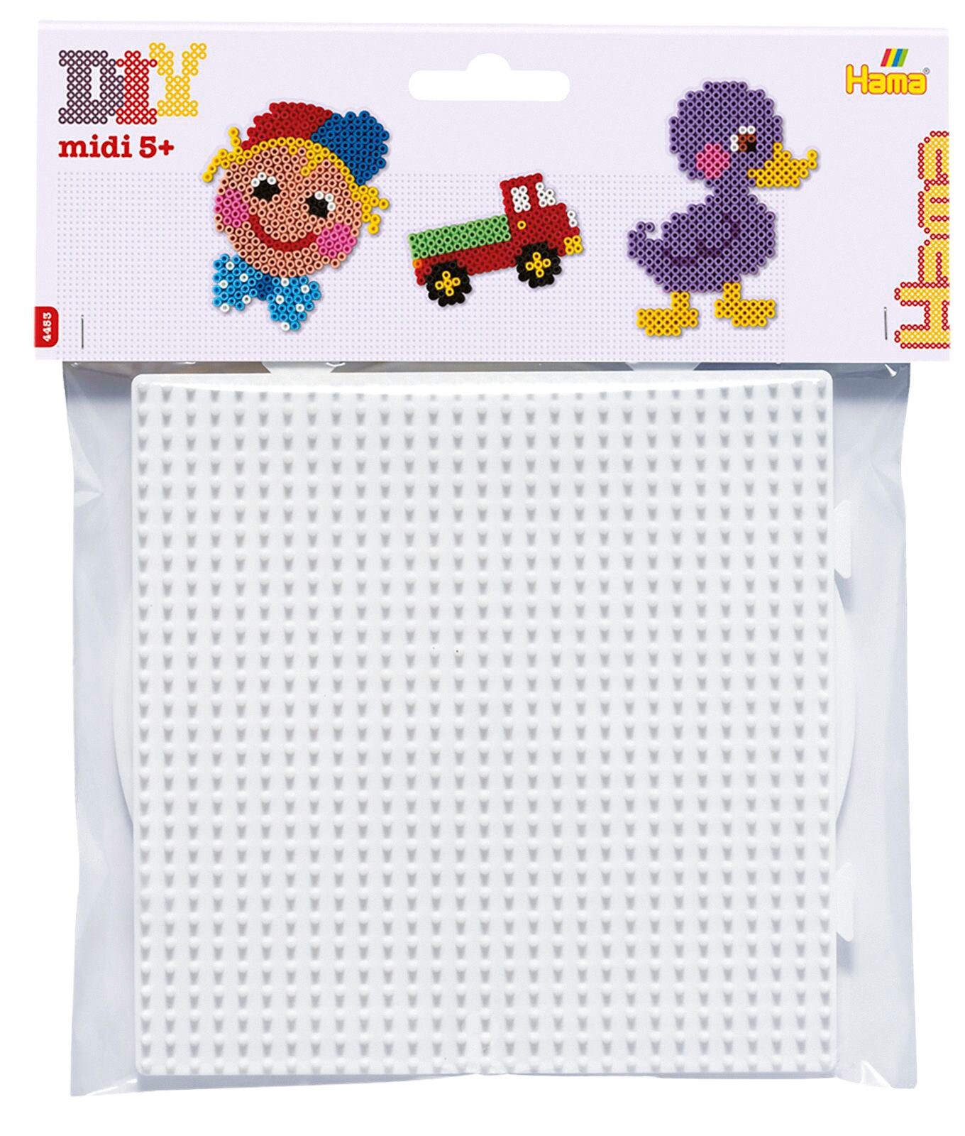 Hama Perlen Bastelperlen Stiftplatten, 2 Stück, groß