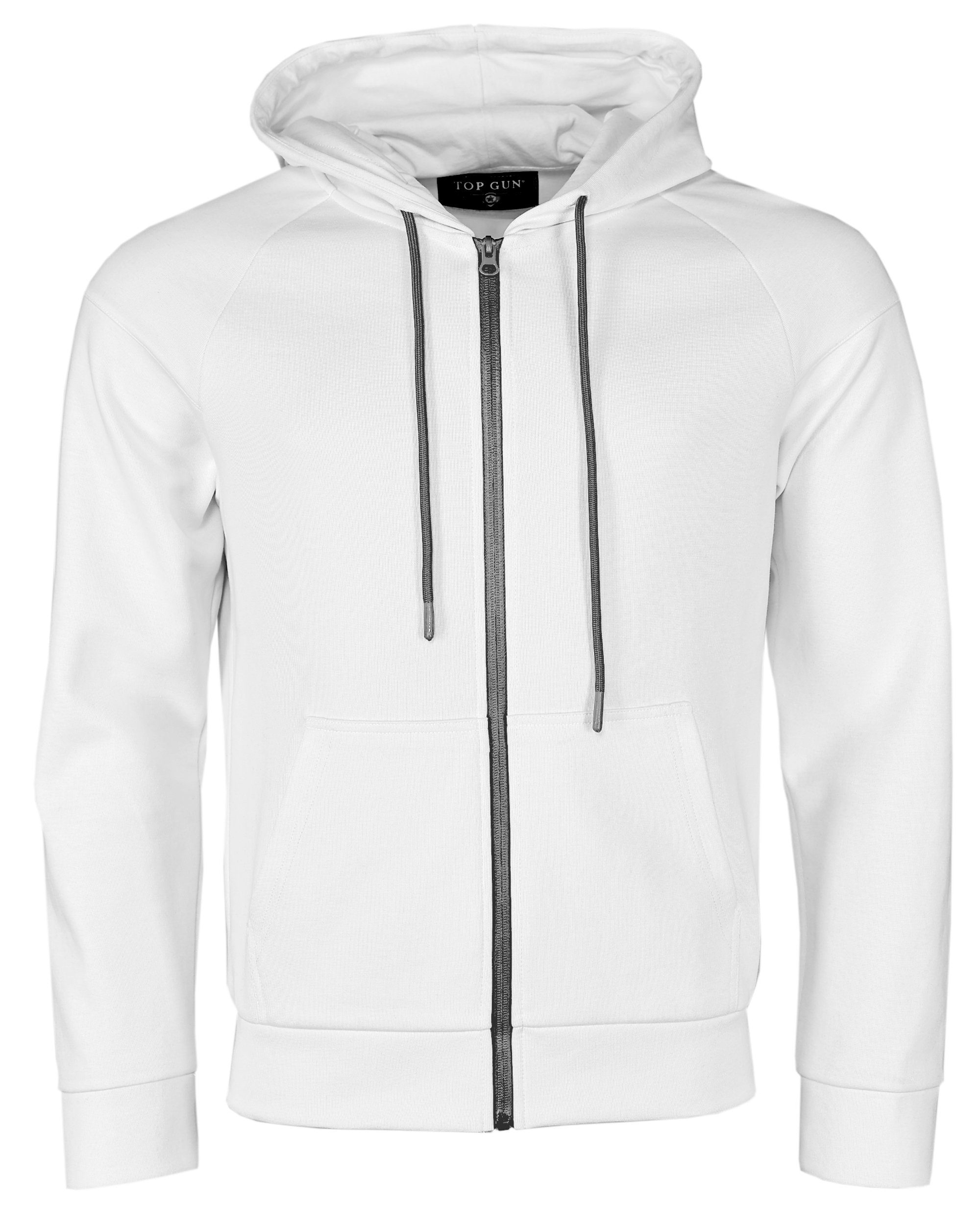 TG22005 TOP Sweatjacke GUN white