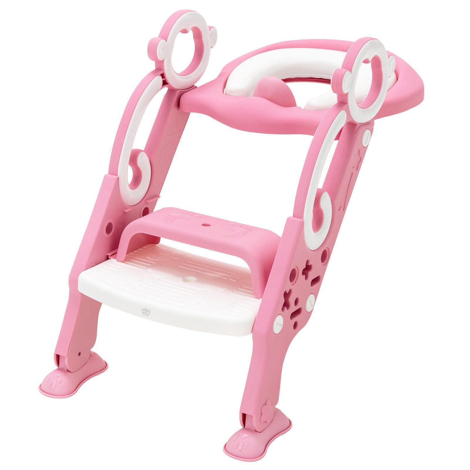 COSTWAY Toilettentrainer Baby-Toilettensitz, mit verstellbar Stützfüße