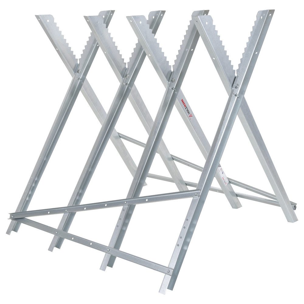 Holzmann Scaffolding Holzmann Machines SBO4X SBO4X Galvanized Steel Folding Sawhorse 150 kg