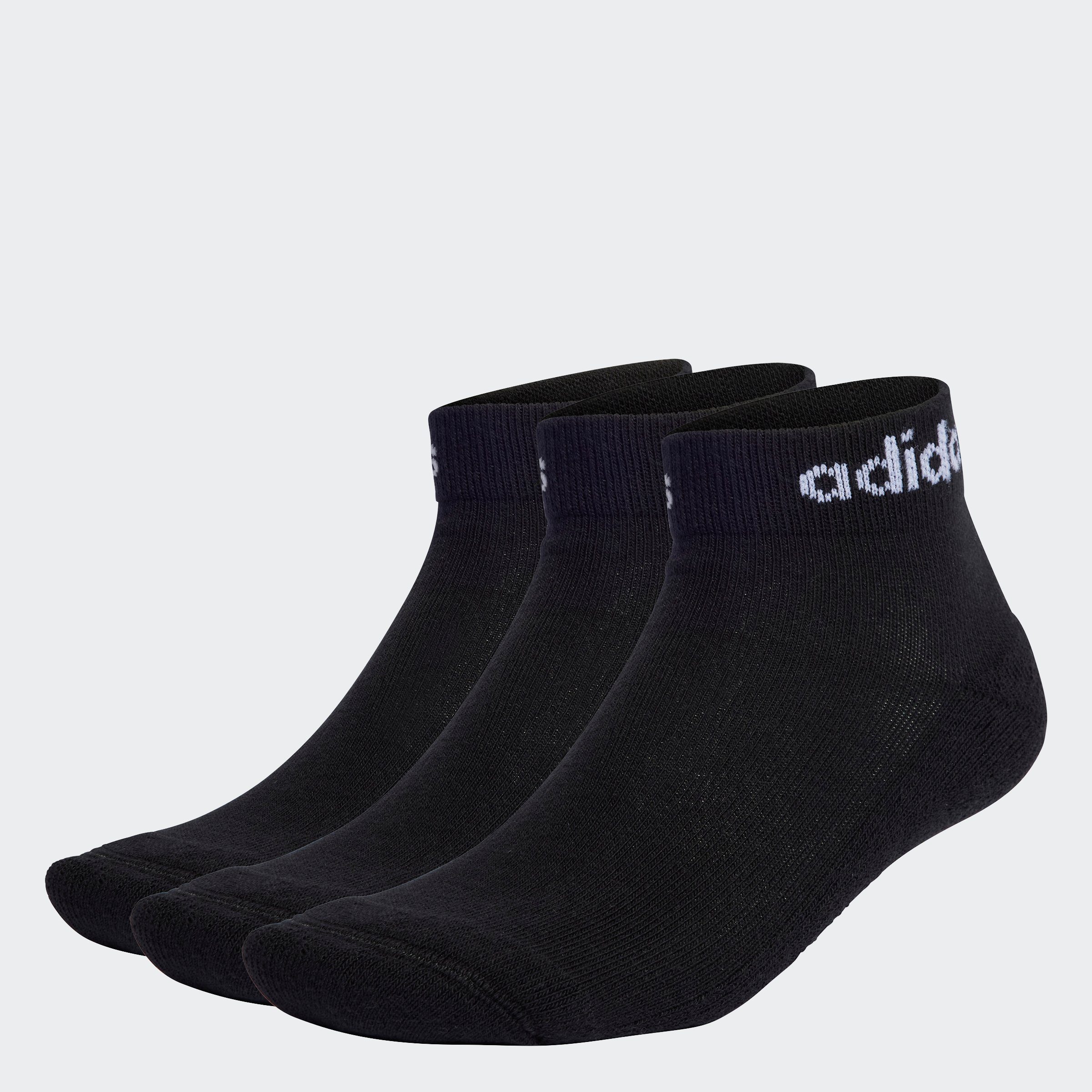 adidas Performance Funktionssocken LINEAR CUSHIONED ANKLE SOCKEN, 3 PAAR (3 günstig online kaufen