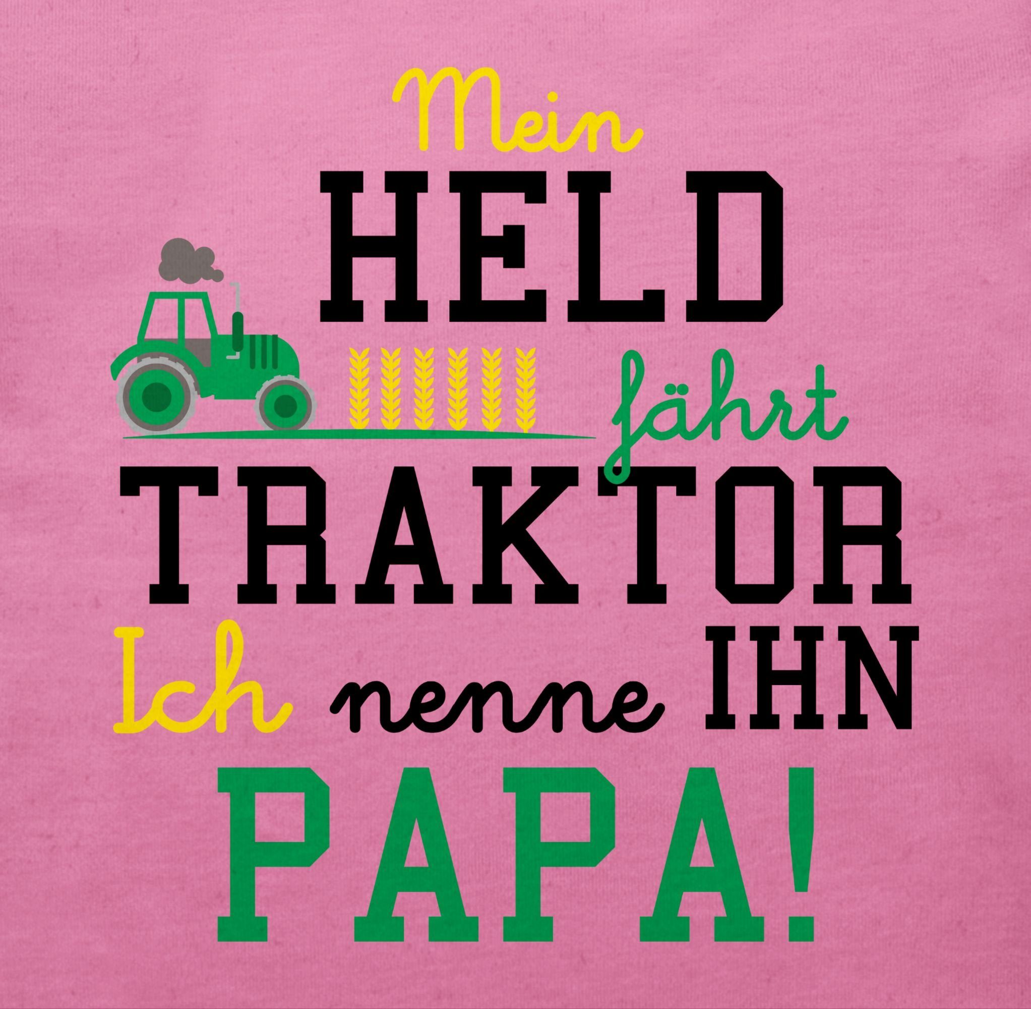 Traktor Traktor Shirtracer Pink T-Shirt 2 Held Mein fährt