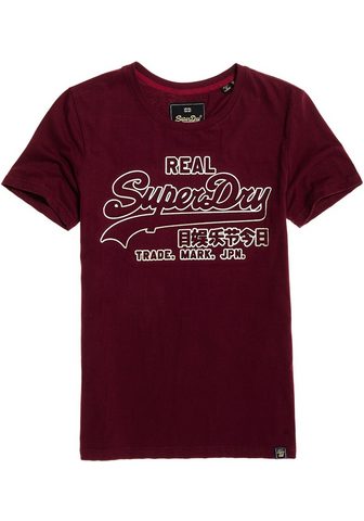 SUPERDRY Футболка »V LOGO DEBOSS FOIL ENT...