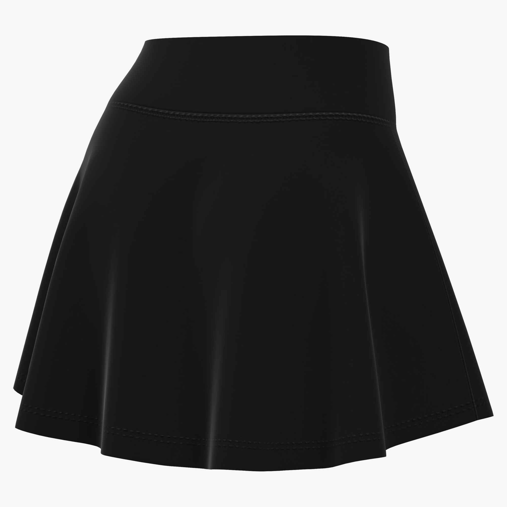 Nike Tennisrock W NK ONE DF HR SKIRT CPSL SPD sportlicher Tennisrock, für Erwachsene, ohne Verschluss