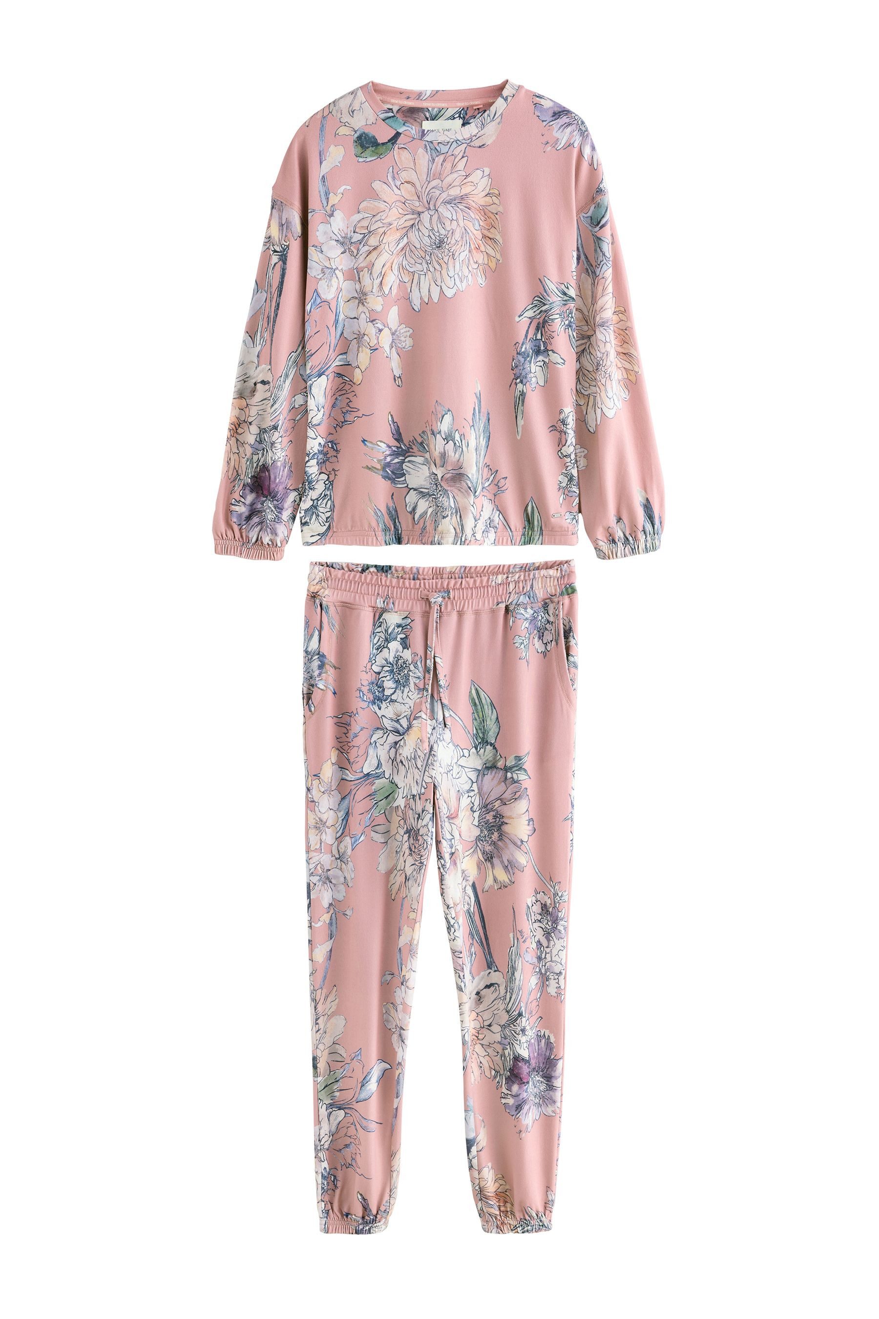 Next Pyjama Weicher, langärmeliger Schlafanzug (2 tlg)