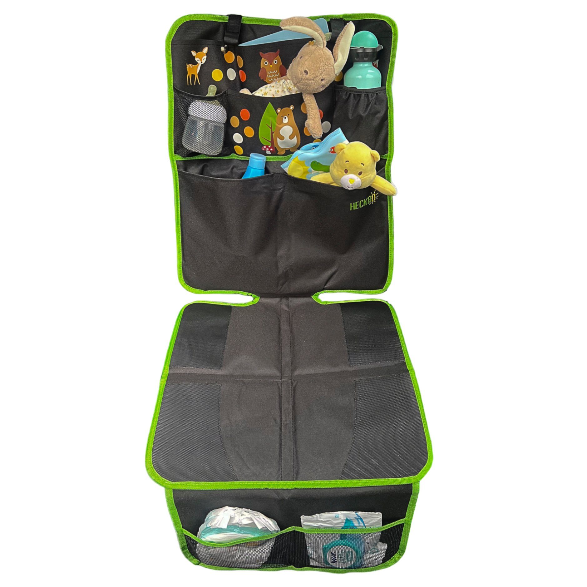 HECKBO Kindersitzunterlage 1x Auto Kindersitzunterlage XL, Schutzunterlage Kindersitz Sitzschutz