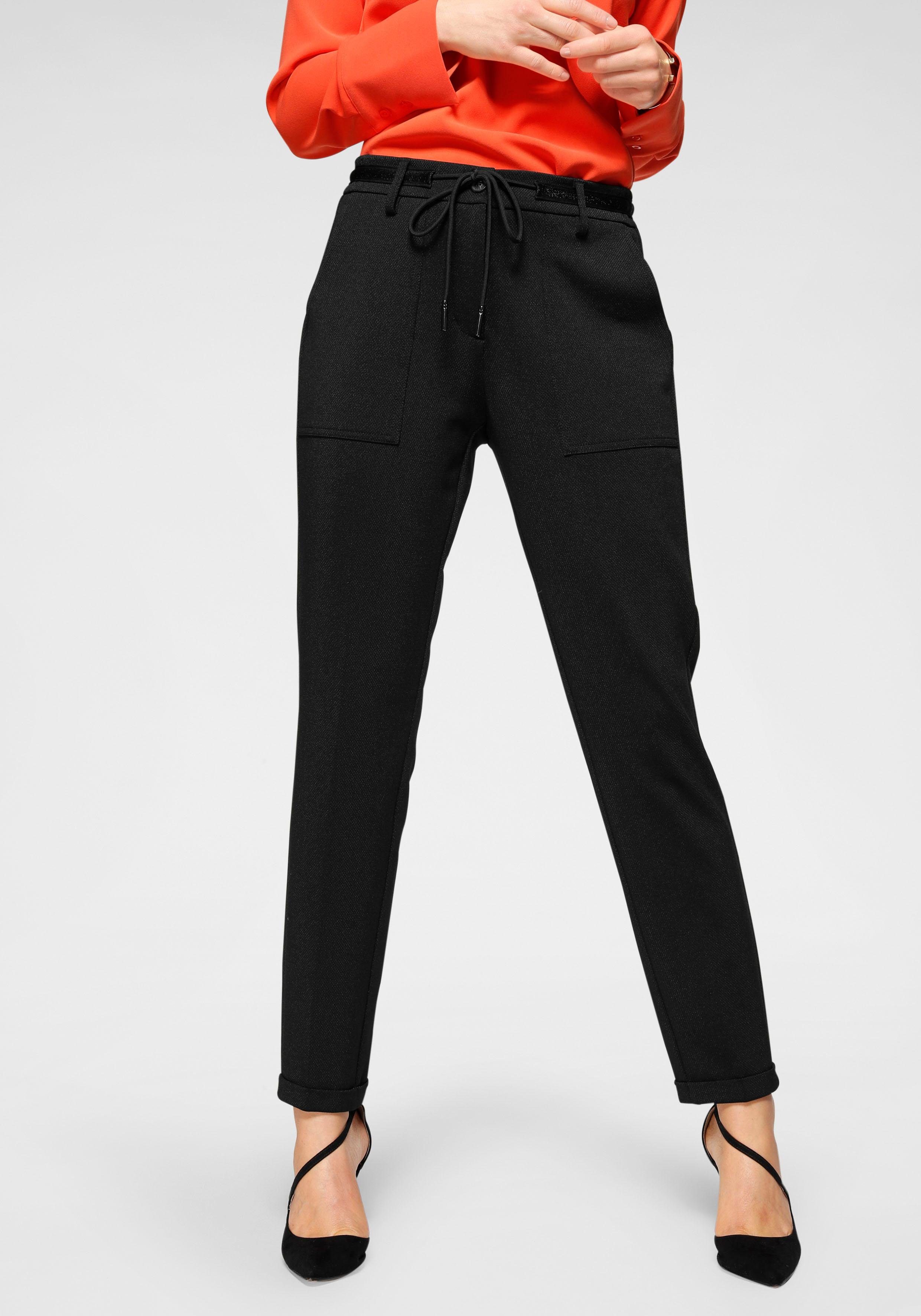 OPUS Schlupfhose »Mizia« mit Glitzerband am Bündchen online OPUS Schlupfhose »Milda« mit coolen Cargo Details | OTTO