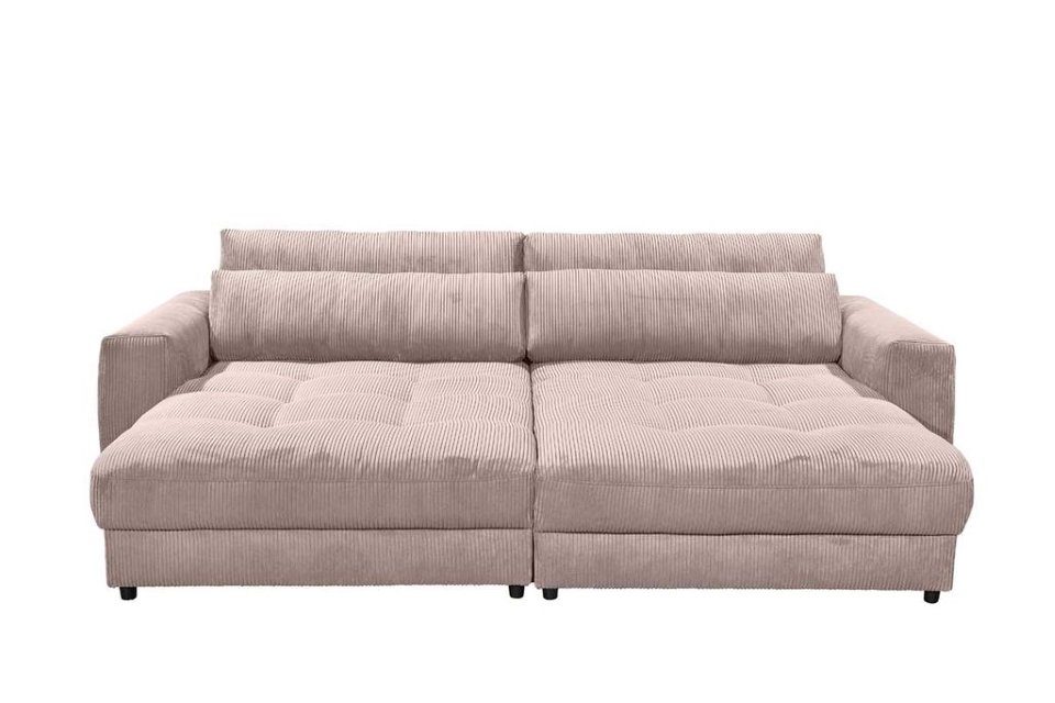 ED EXCITING DESIGN Big-Sofa Barura, mit Rückenkissen
