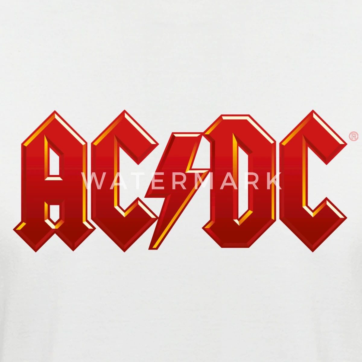 Spreadshirt T-Shirt AC/DC Klassisches Logo Mit Blitz Herren Baseball Shirt (1-tlg)