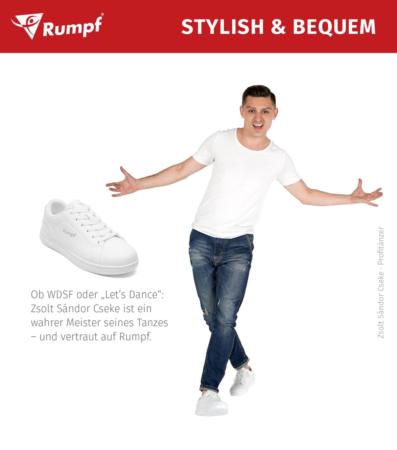 Rumpf LA Tanzsneaker durchgehende PU-Sohle 1533 Tanzschuh – Bild 5 von 5