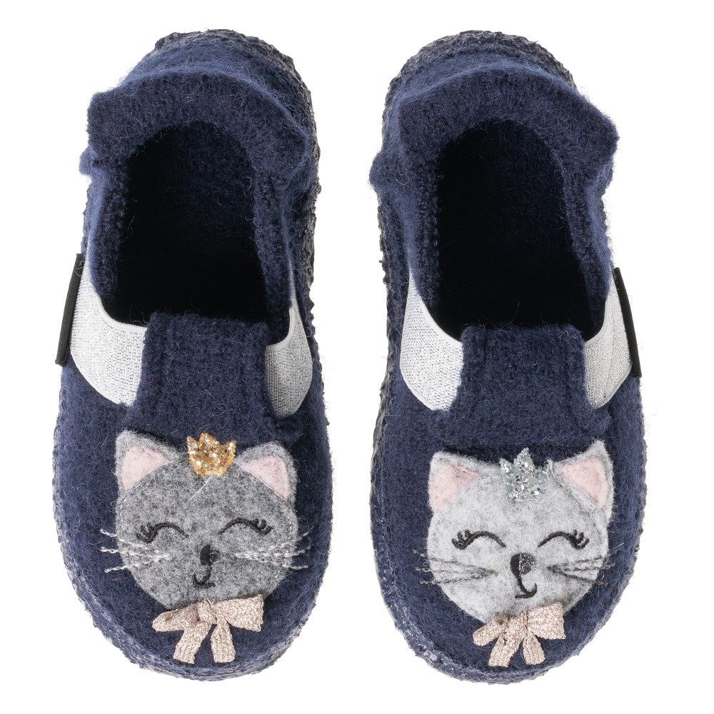 NANGA Nanga Aristokitty Mädchen Glitzerkätzchen Hausschuh