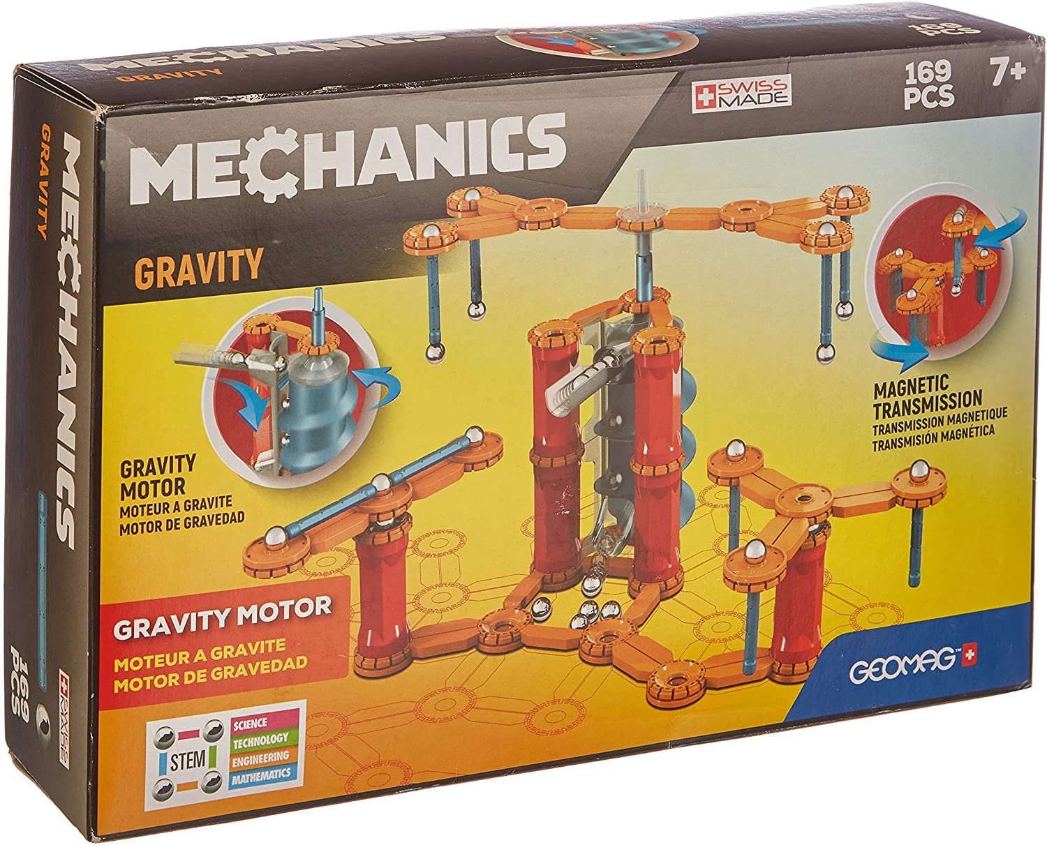 Geomag™ Mechanics Gravity 169 Stück Magnetspielbausteine, (169 St)