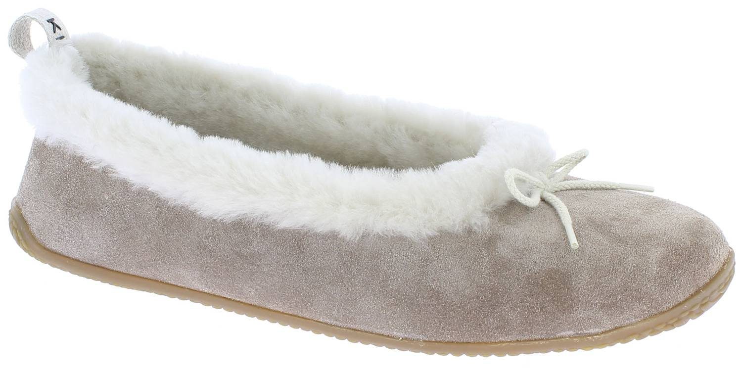 Living Kitzbühel Living Kitzbühel Ballerina Lammfell & Masche Wild Mushroom Слипперы