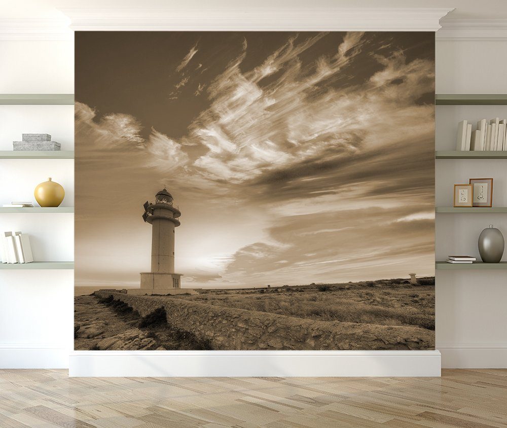 Bilderdepot24 Deco-Panel, Fototapete - Leuchtturm auf ...