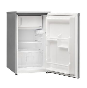 Telefunken Kühlschrank CF-32-151-S, 83.8 cm hoch, 48 cm breit, Tischkühlschrank mit Gefrierfach, 81 L Gesamt-Nutzinhalt