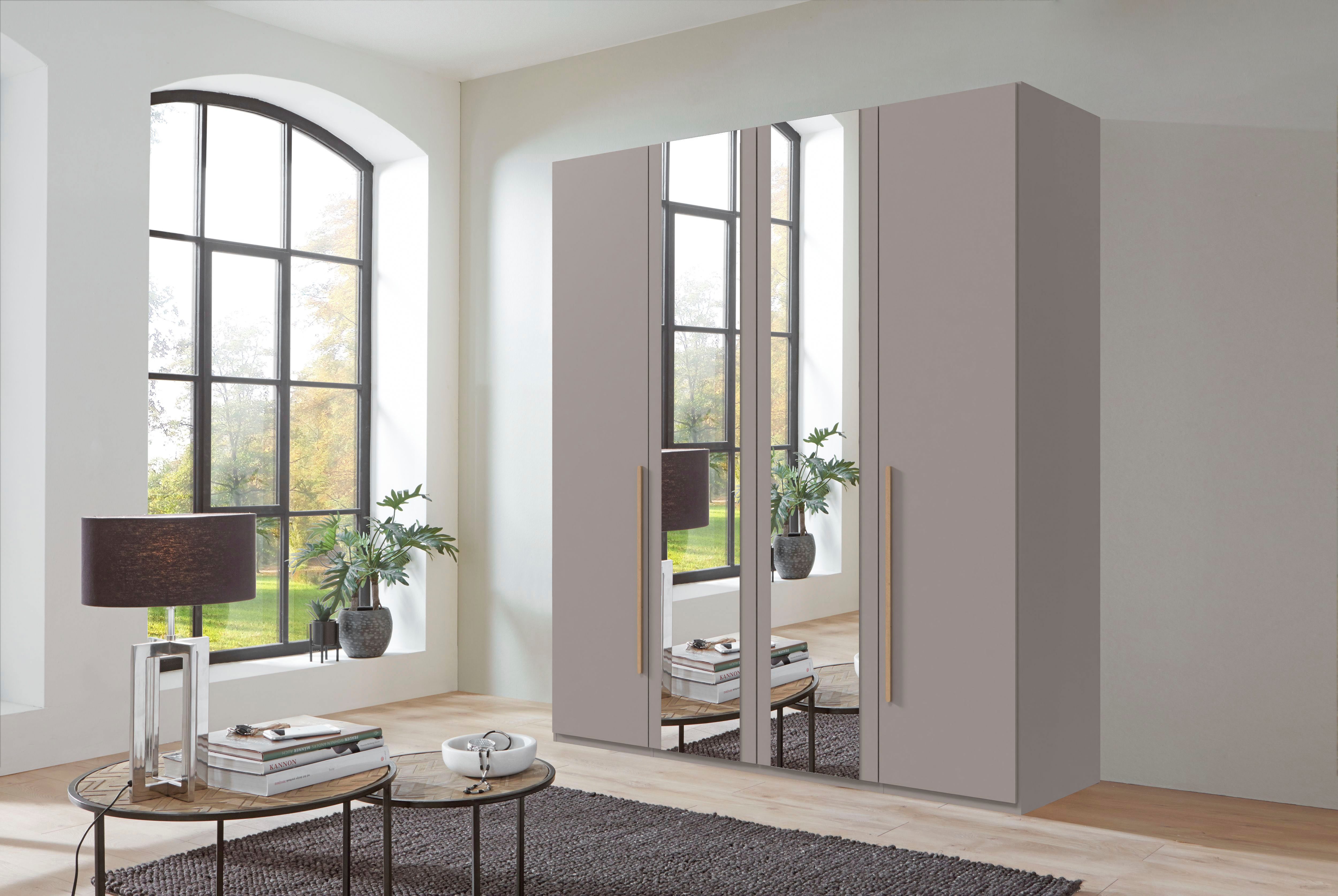 Wimex Drehtürenschrank London in den Breiten 180cm, 225cm und 270cm erhältlich, inkl. Spiegel Kleiderschrank wahlweise mit Basic- o. Premium-Ausstattung erhältlich