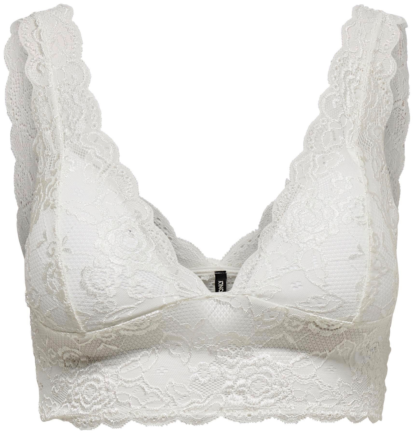 Spitzentop BRA ONLY LACE cloud ONLCHLOE dancer