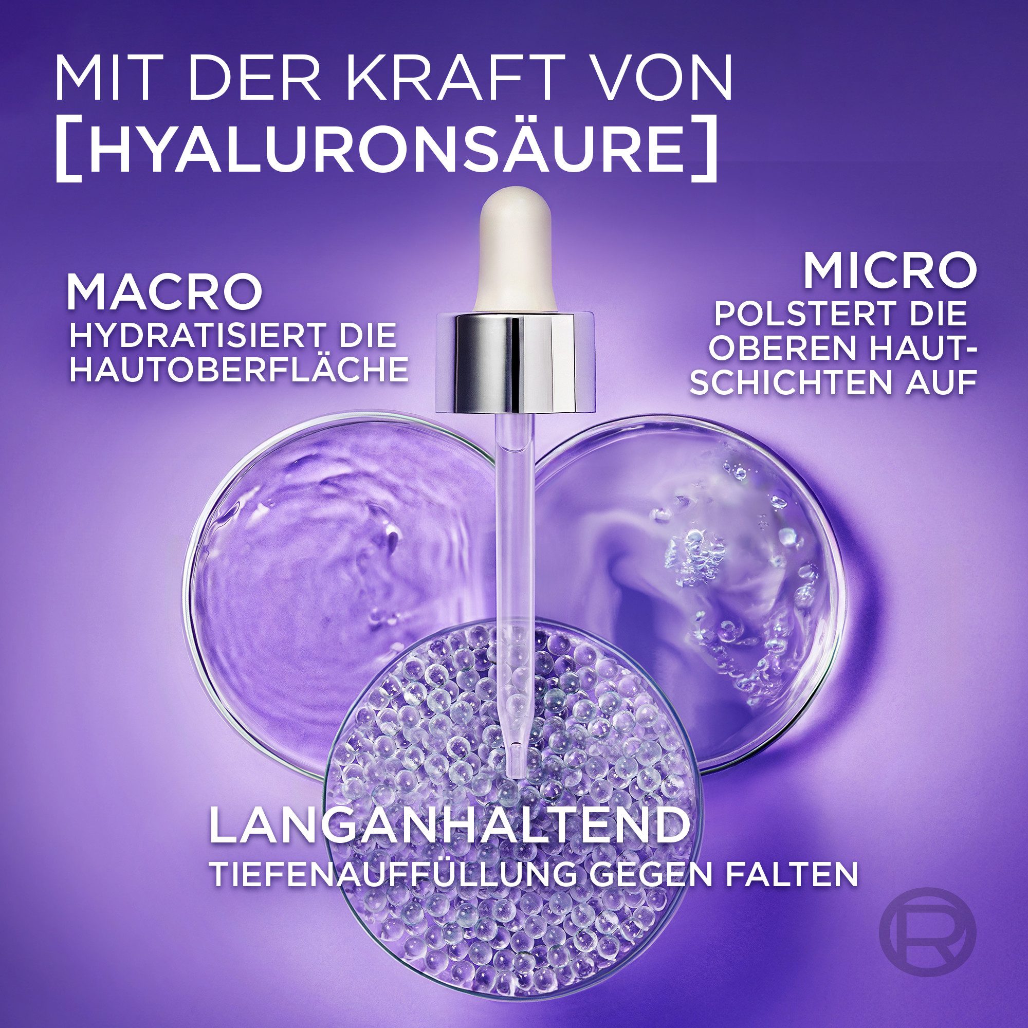 L'ORÉAL PARIS Gesichtsserum REVITALIFT FILLER ANTI-FALTEN SERUM, mit Hyaluron