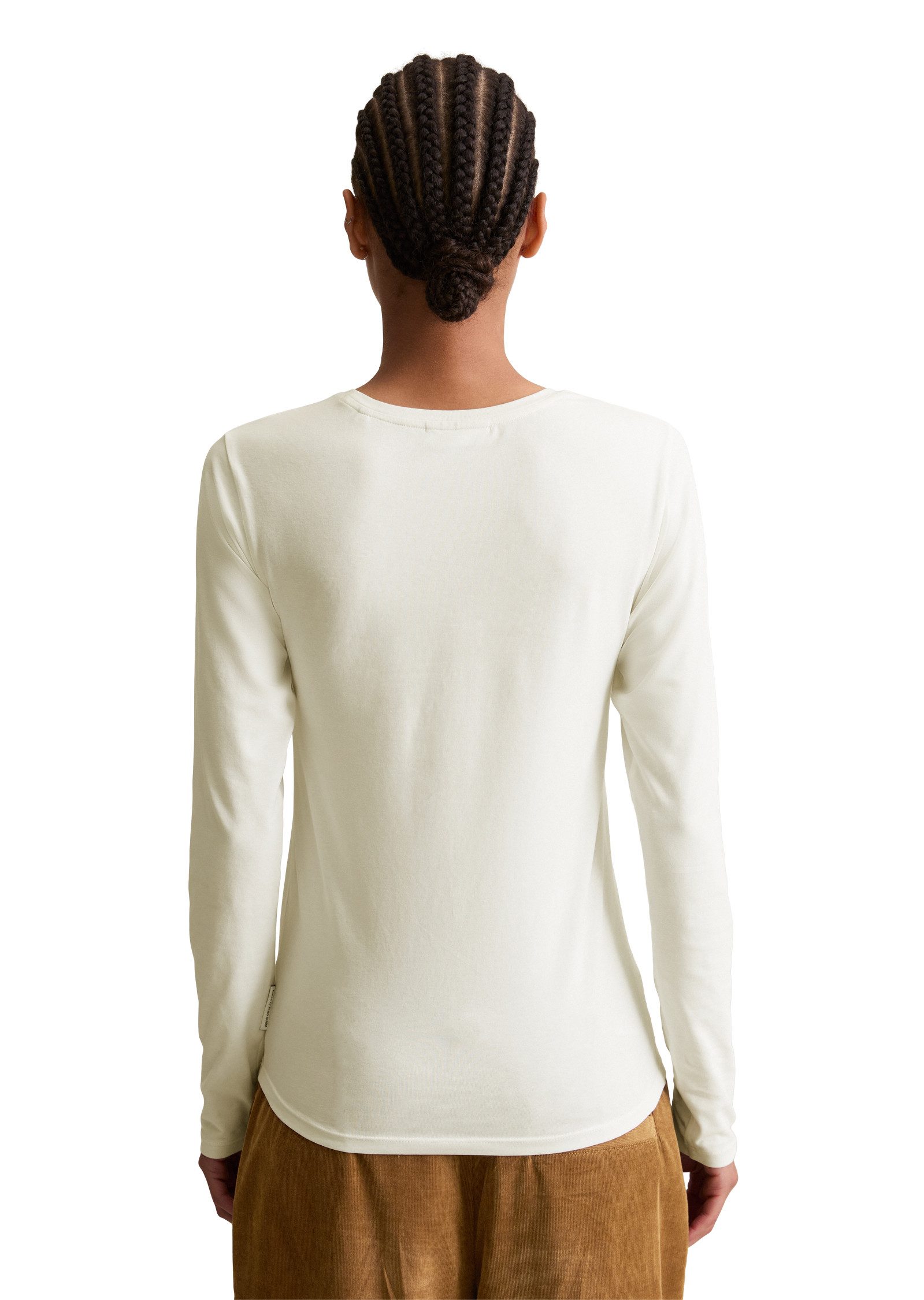 Marc O'Polo DENIM Langarmshirt slim fit aus softem Bio-Baumwoll-Mix, basic, günstig online kaufen