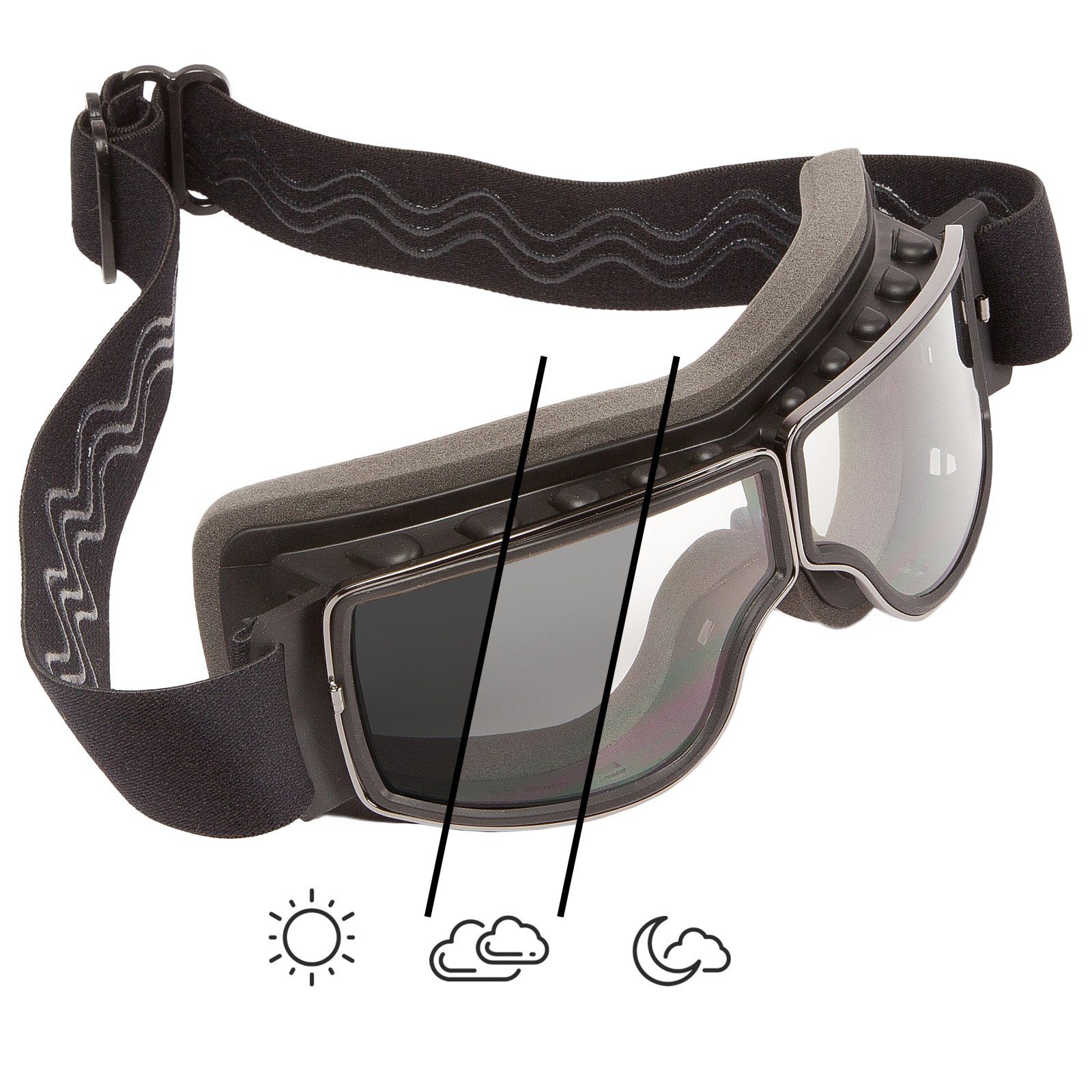PiWear Motorradbrille PiWear Nevada 24 DCL Motorradbrille
