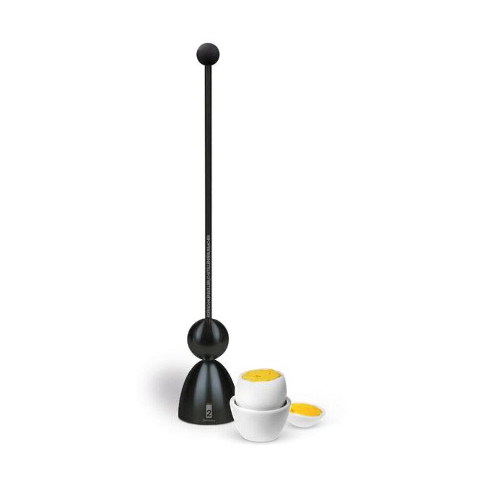 Take 2 Eierköpfer Eierköpfer Clack 24 cm Black Edition schwarz, Eierköpfer Clack, Ø4cm, Edelstahl, schwarz