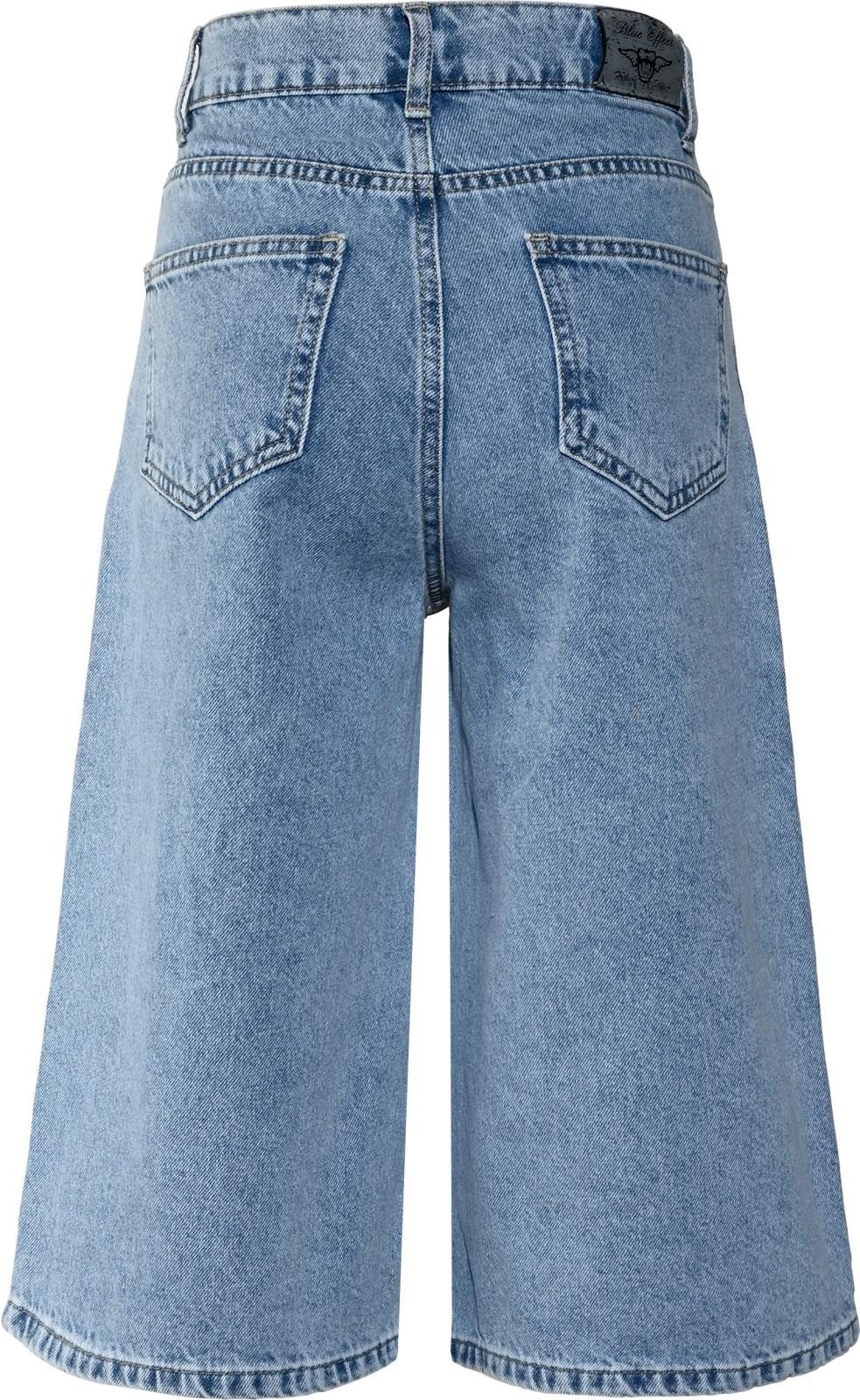BLUE EFFECT Jeansshorts Girls Baggy Bermuda slim fit schmaler Bund