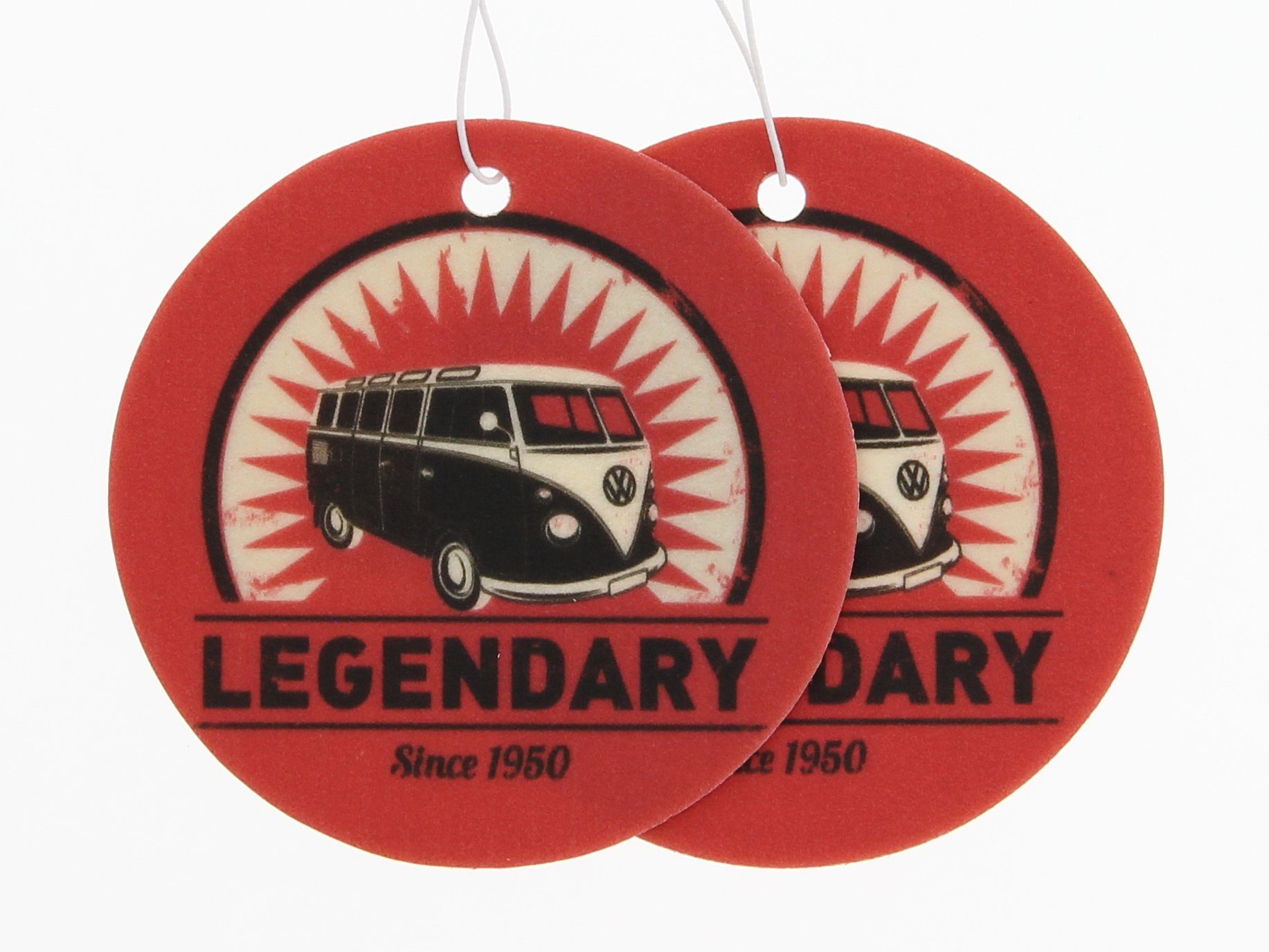 VW Collection by BRISA Raumduft Volkswagen Lufterfrischer fürs Auto (mit verschiedenen Duftnoten, 2-St., (1 Paar) oder einzeln erhältlich), Duftbaum im VW Design