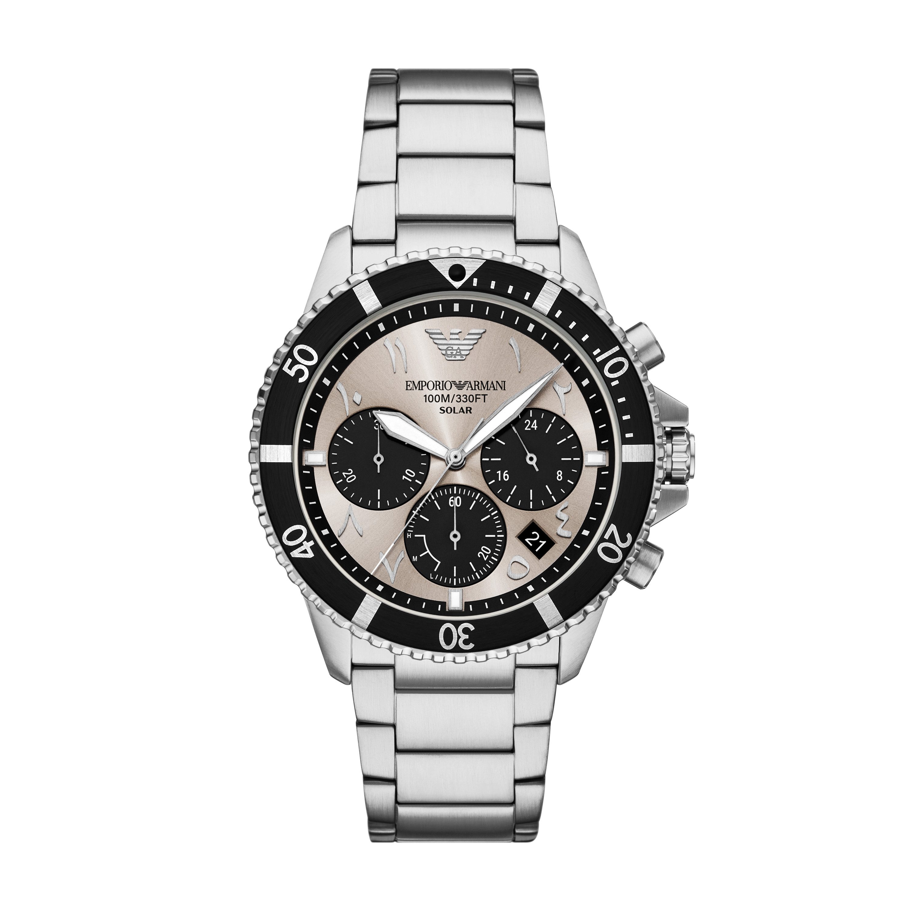 Emporio Armani Chronograph AR11722, Armbanduhr, Solar, günstig online kaufen