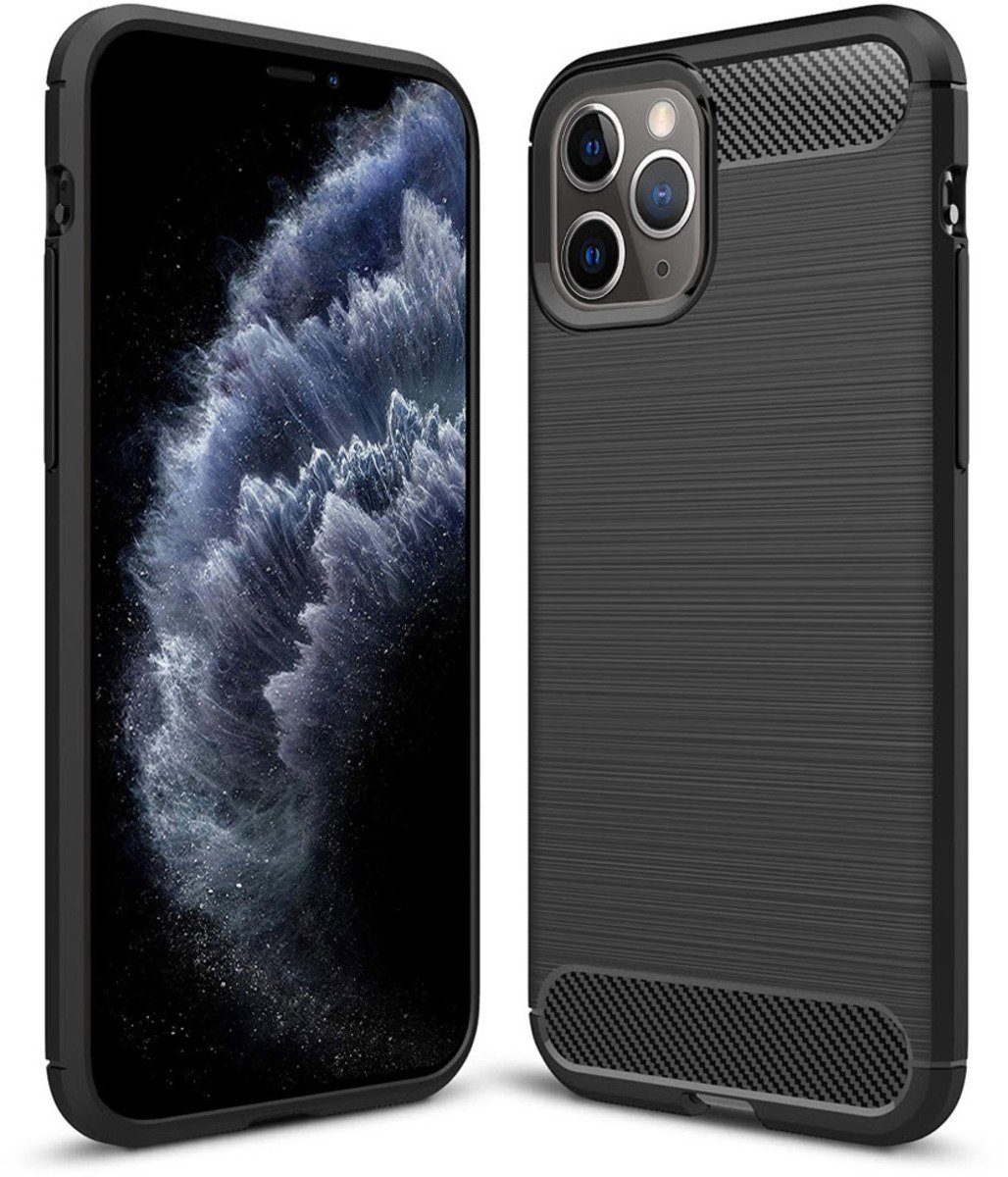 PEDEA Handyhülle »Carbon Look Case für Apple iPhone 11 Pro«, Case