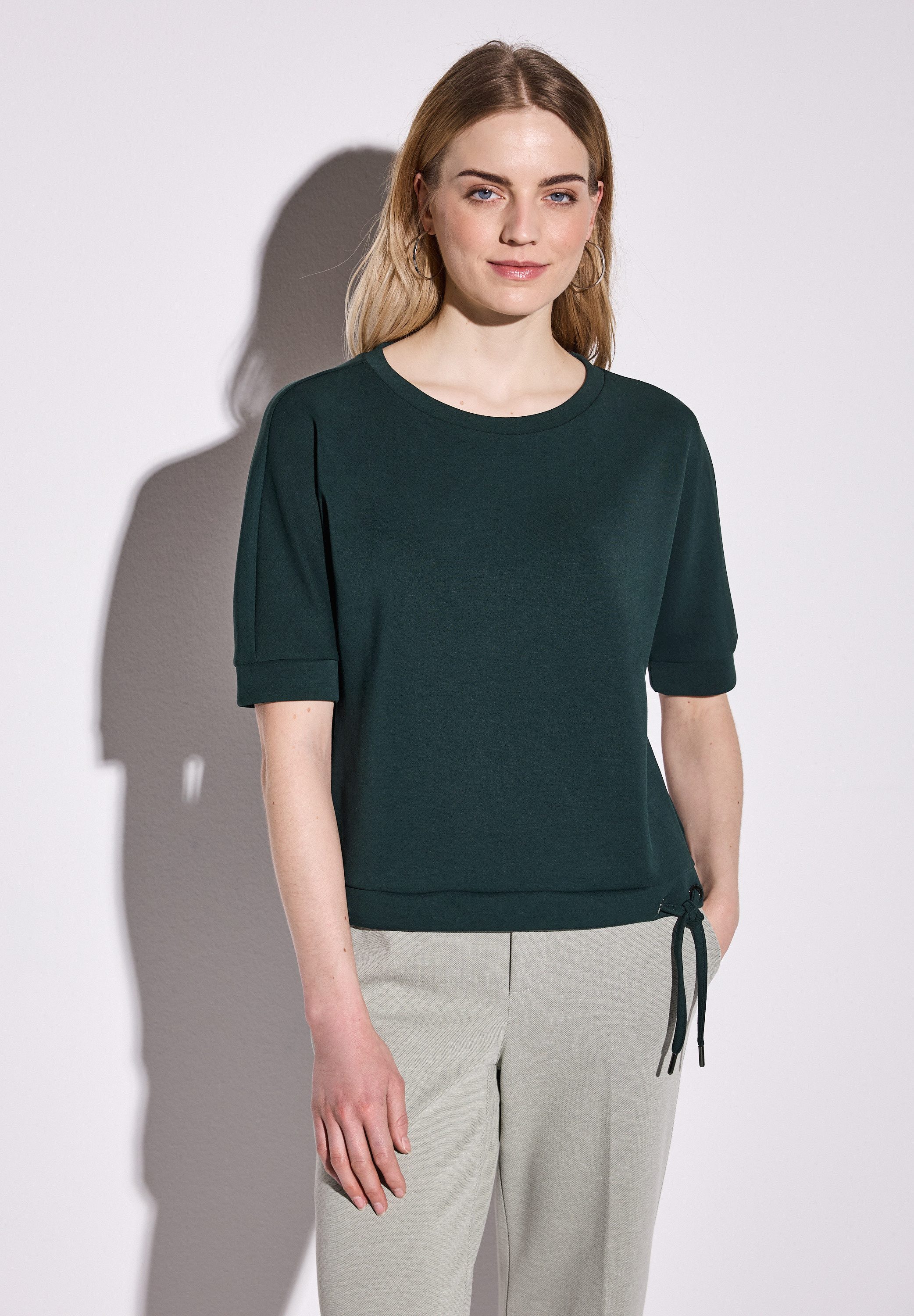 STREET ONE Sweatshirt mit Tunnelzug am günstig online kaufen