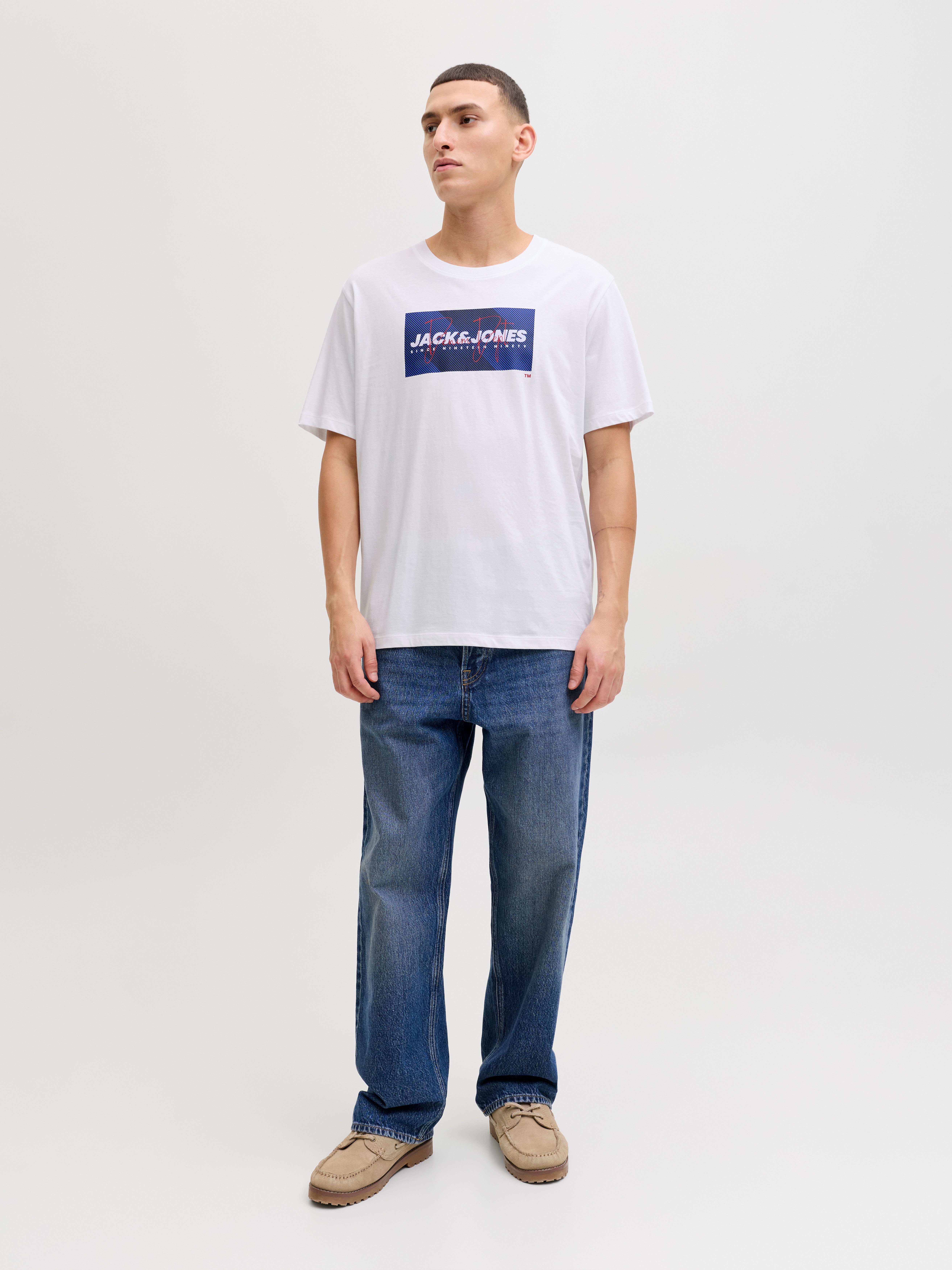 Jack & Jones Rundhalsshirt JJCOLE PRINT TEE SS CREW NECK – Bild 4 von 5