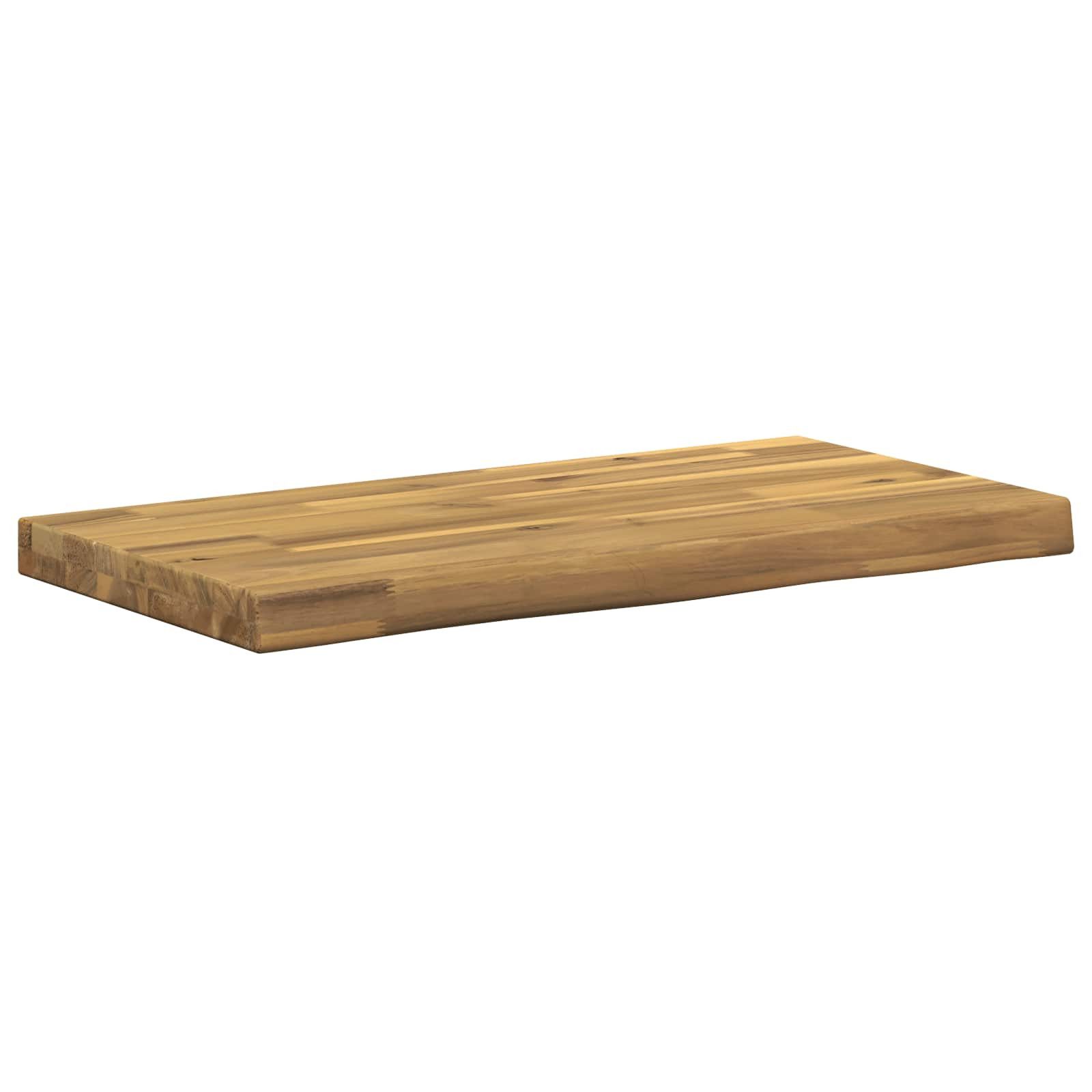 vidaXL Tischplatte Rechteckige Tischplatte 90 x 50 x 3,5 cm Rechtwinklig Weiß (1 St)