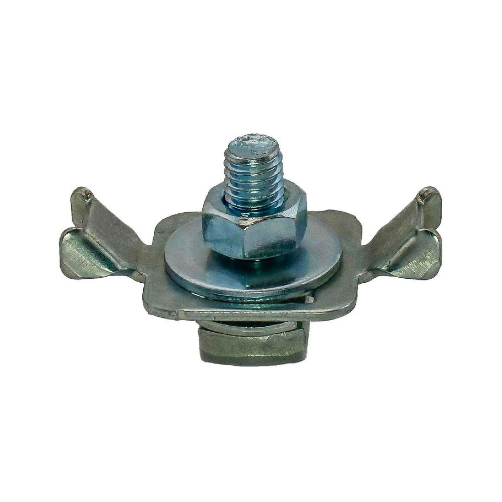 Dalsys Bauschraube, (Befestigungsschrauben für Montageschiene, 50 St), Schrauben für Installationsschiene, verzinkter Stahl